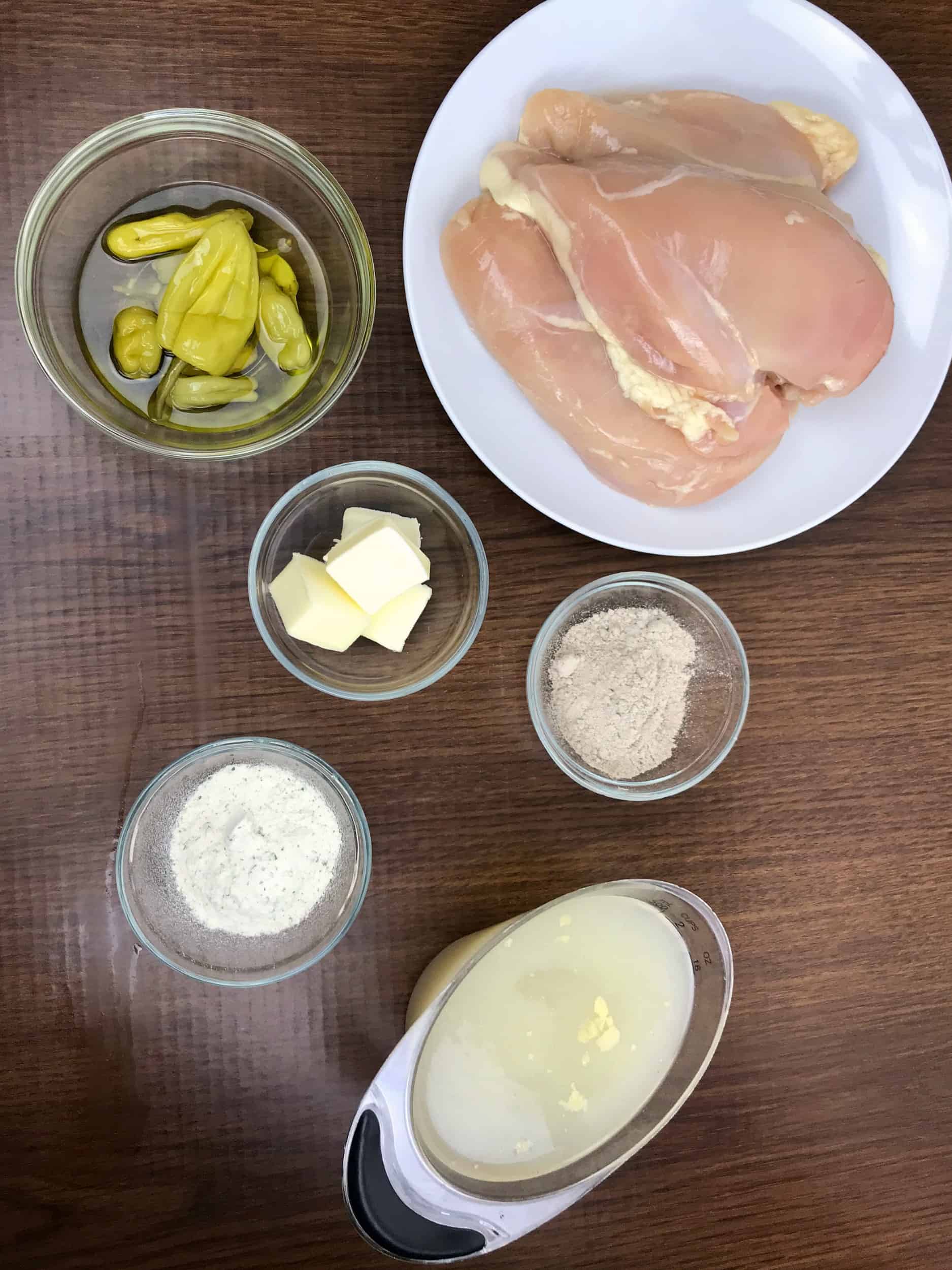 ingredients for mississippi chicken recipe 