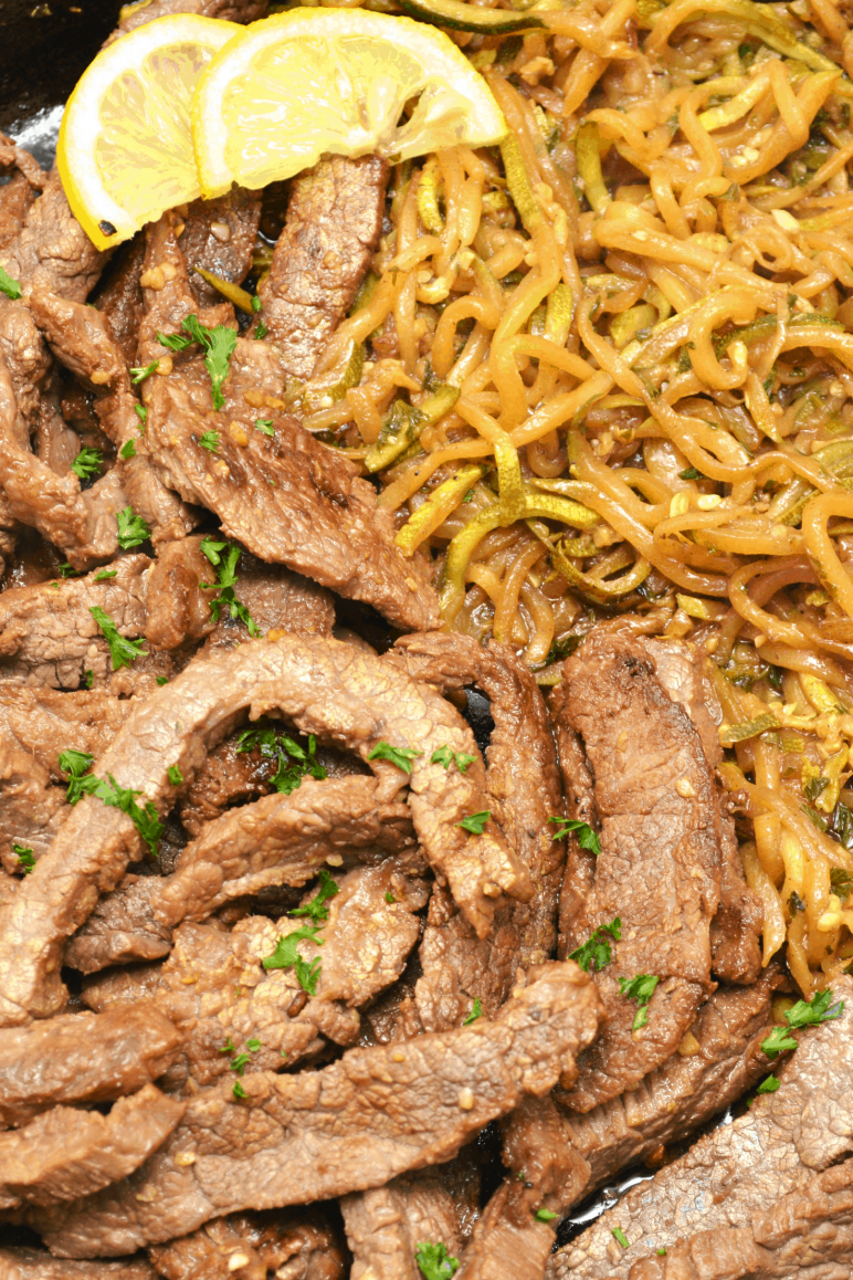 Steak Bites with Garlic Butter & Mustard Dipping Sauce Sweet Pea's