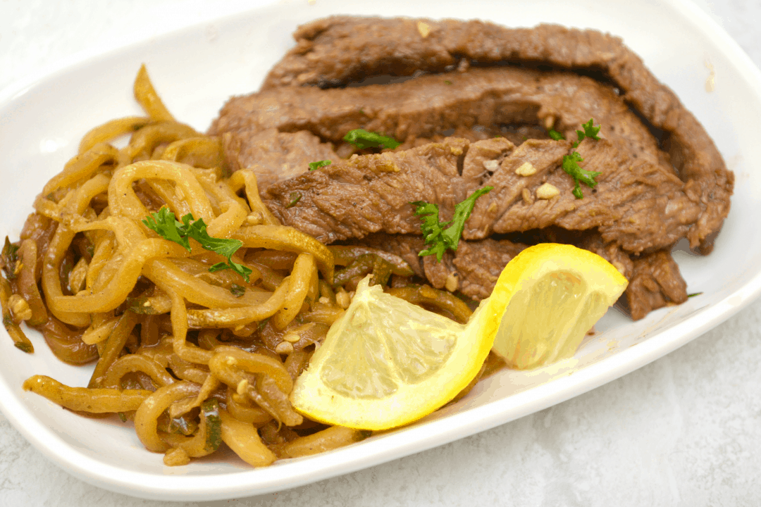Garlic Butter Steak with Zucchini Noodles Sweet Pea's Kitchen
