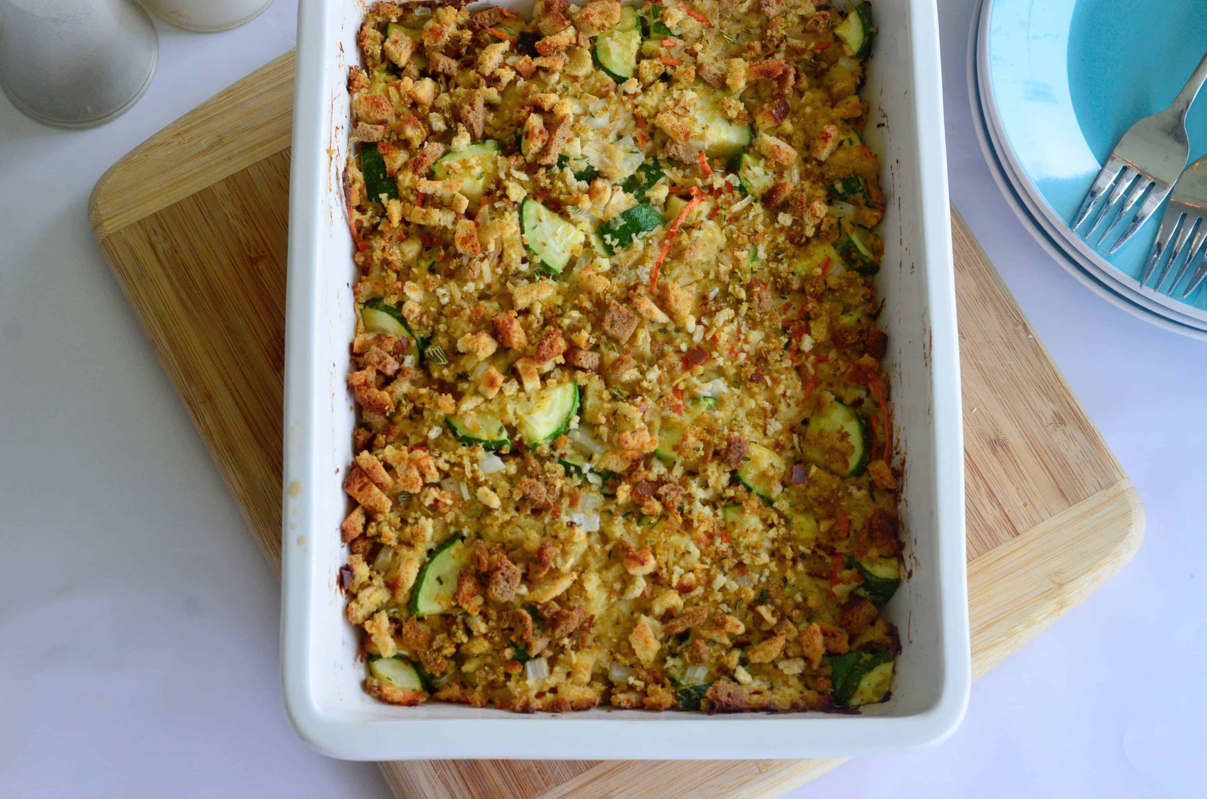 leftover turkey zucchini casserole