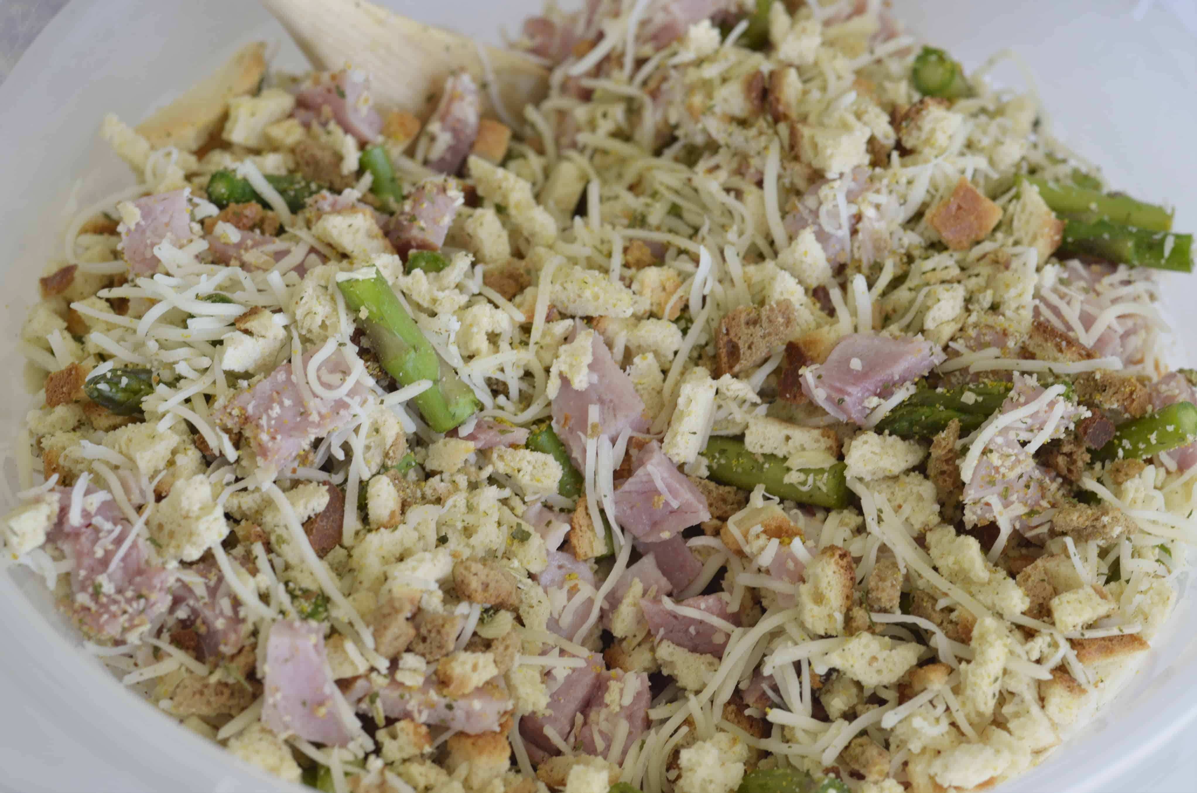 mixture for ham and asparagus casserole