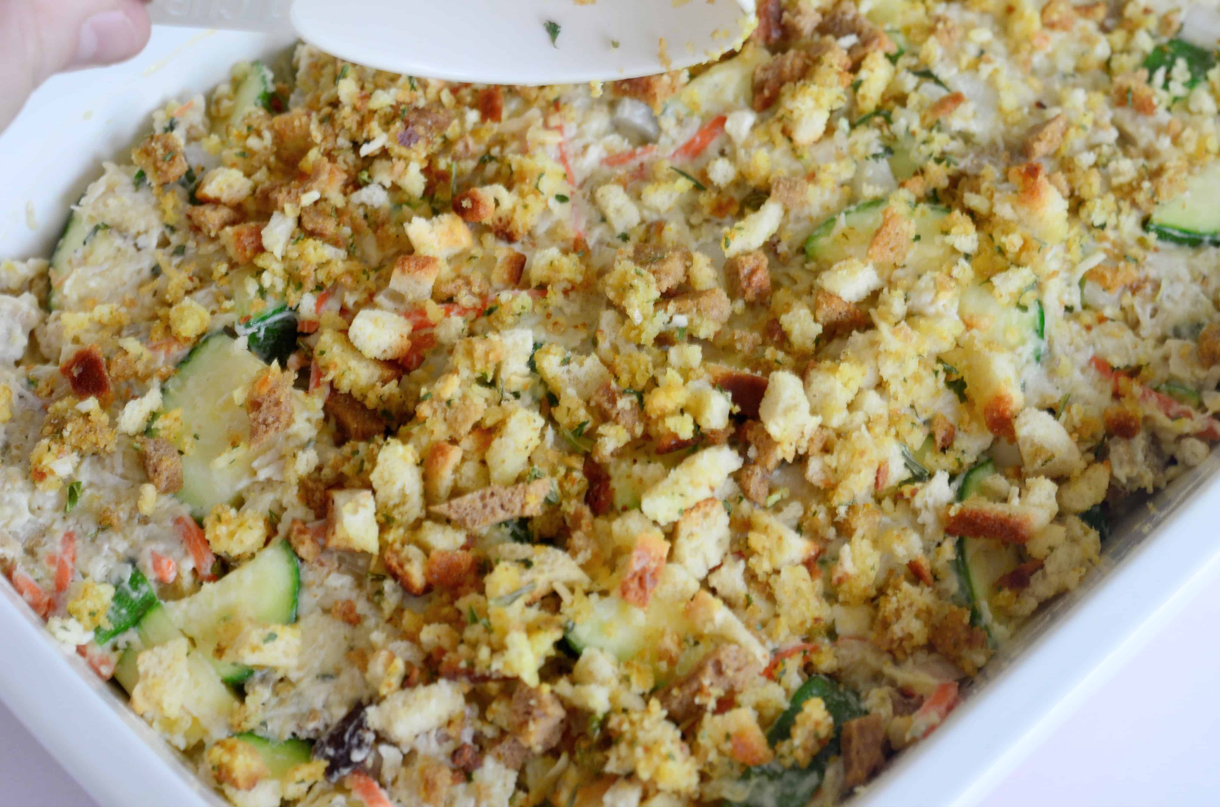 vegetable and turkey casserole 