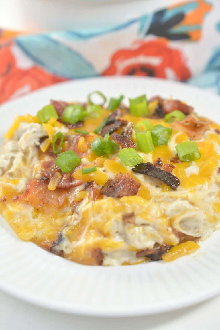 Instant Pot Crack Chicken Dip - Keto Chicken Bacon Ranch