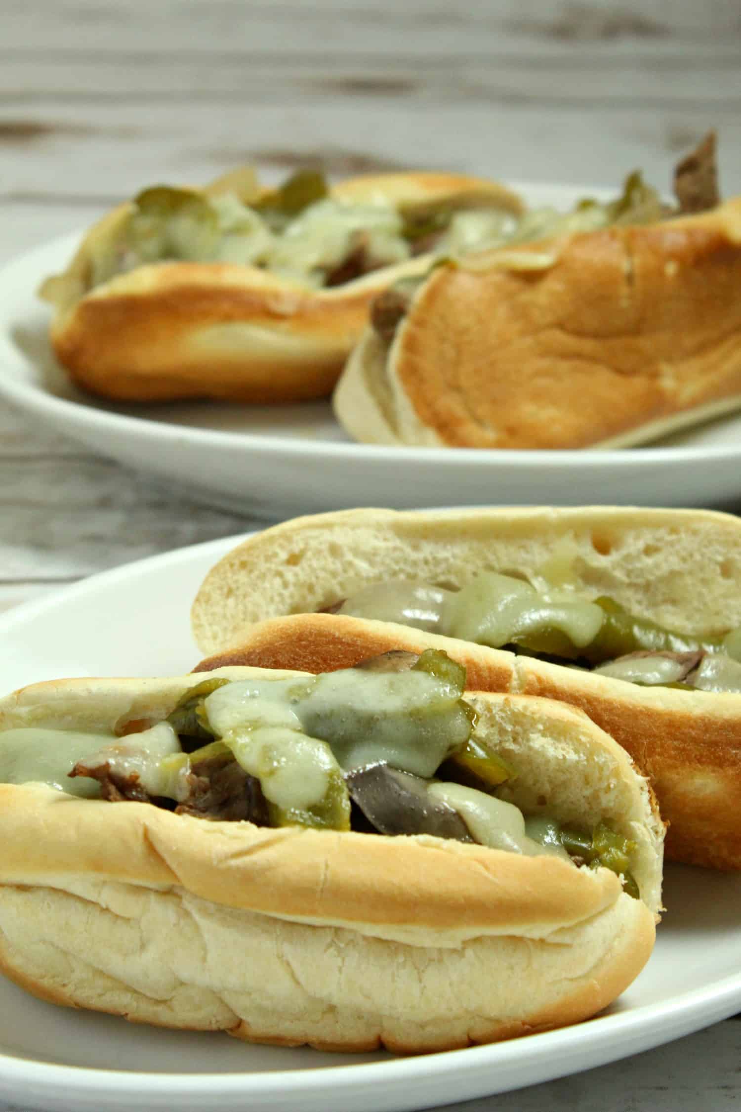 Slow Cooker Philly Cheesesteak