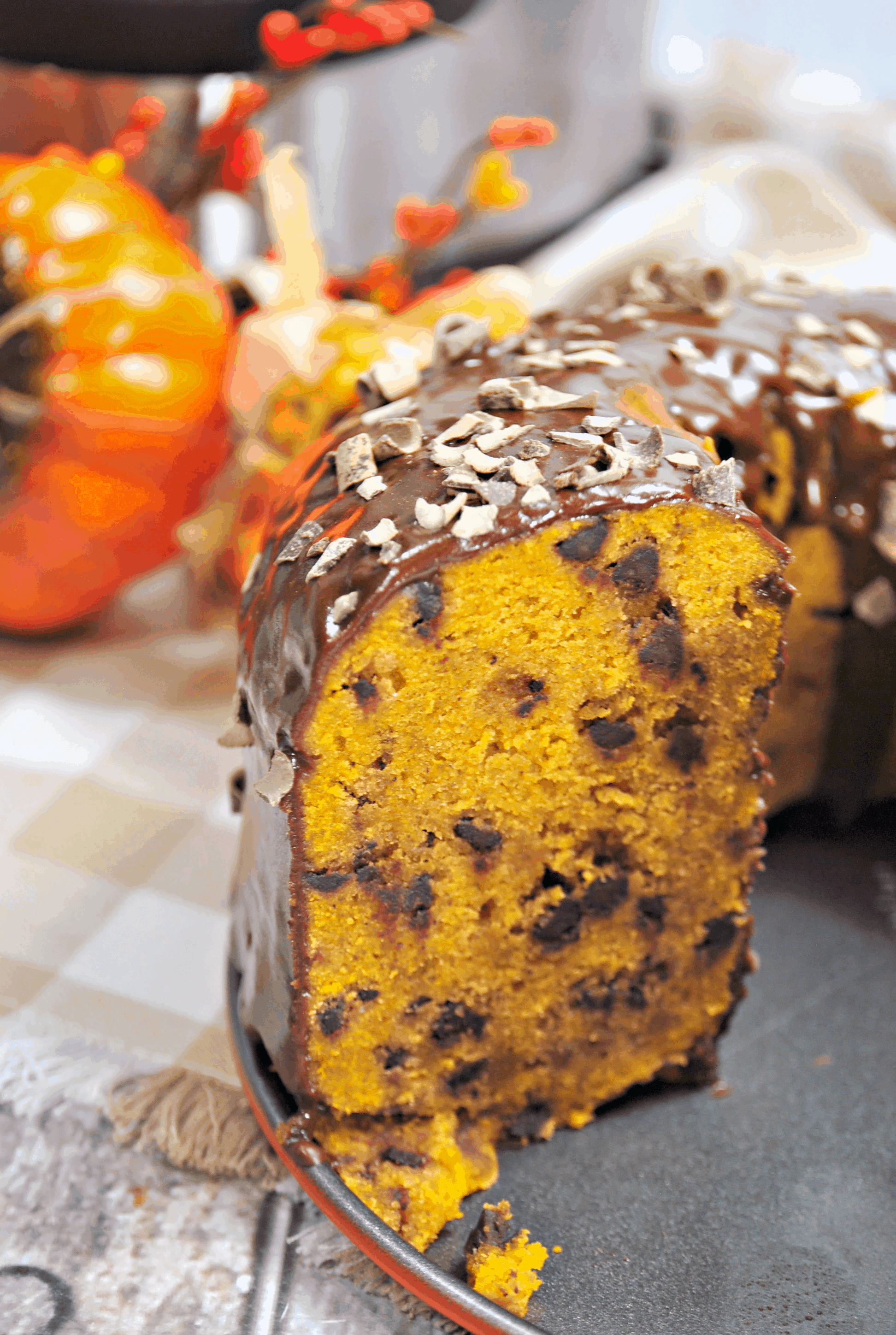 Instant Pot Pumpkin Cake Recipe on a plate