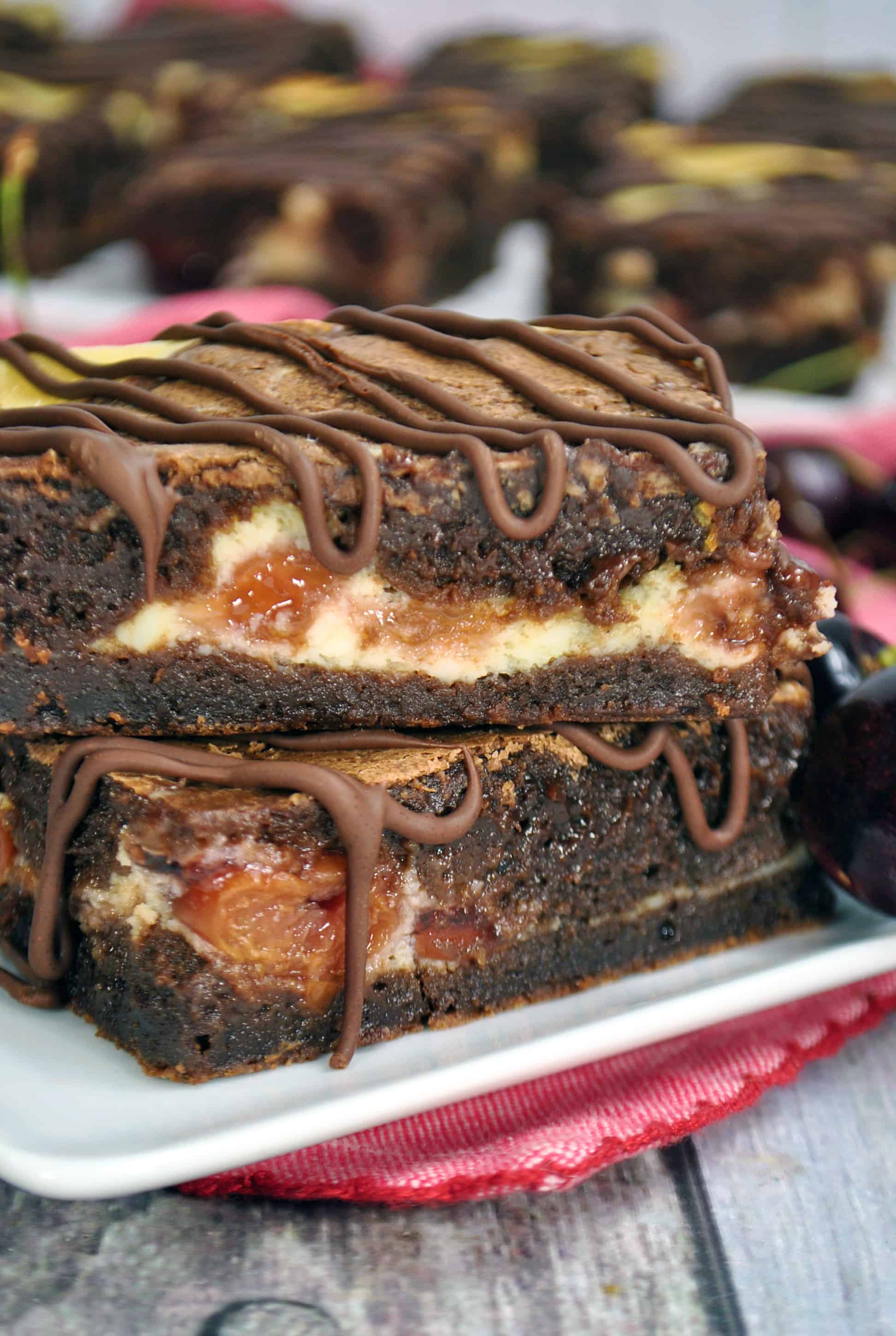 Cherry Cheesecake Brownies