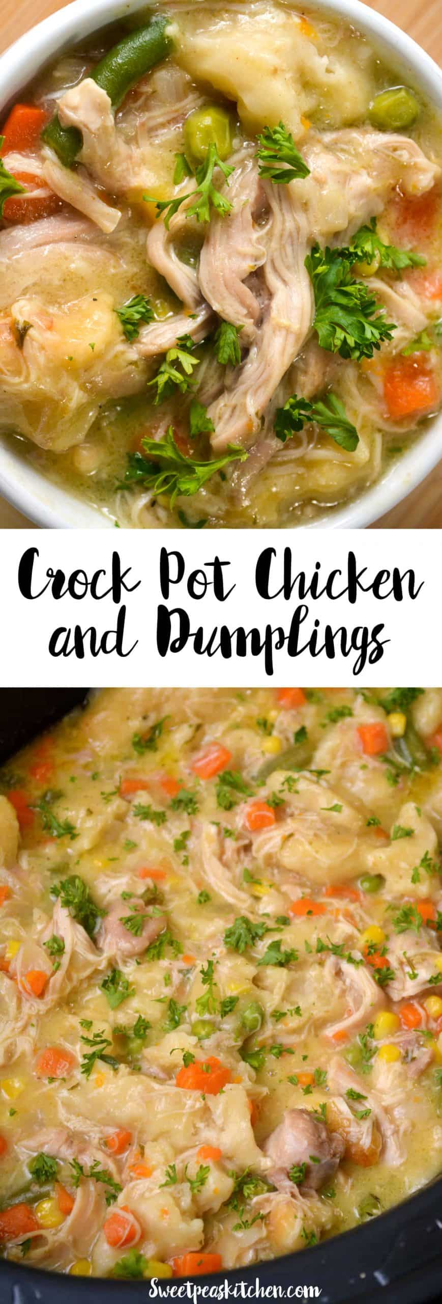 Crockpot Chicken And Dumplings