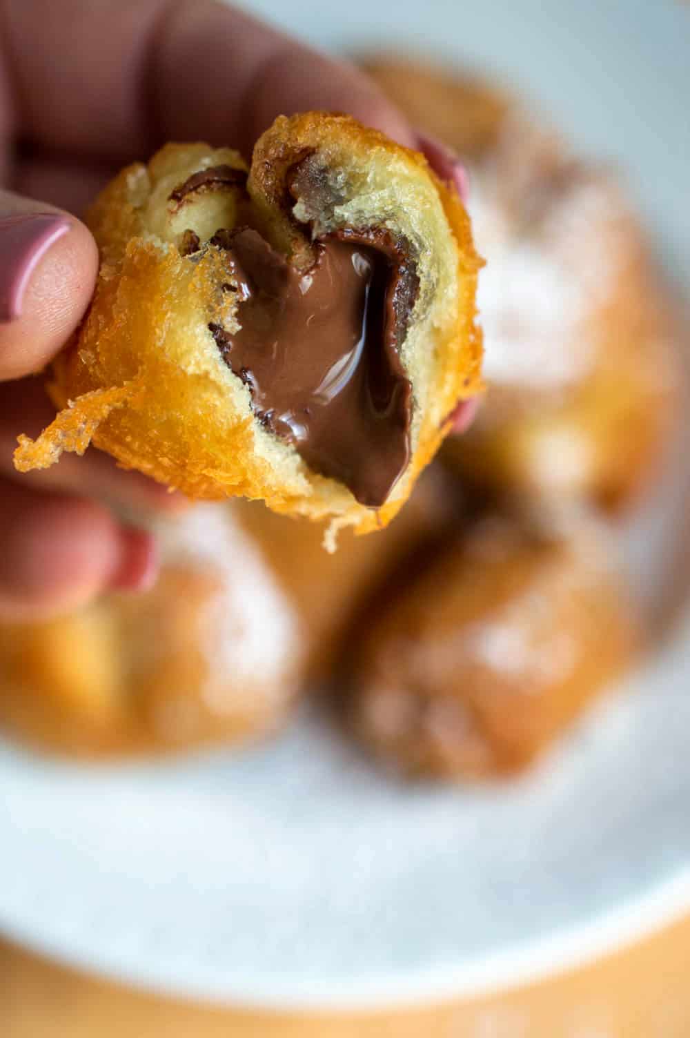 Fried Nutella Dumplings