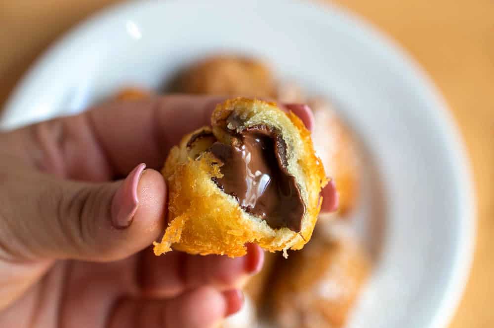 Fried Nutella Dumplings