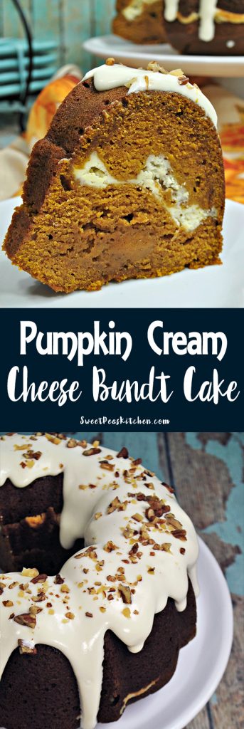 Pumpkin Cream Cheese Bundt Cake - Sweet Pea's Kitchen