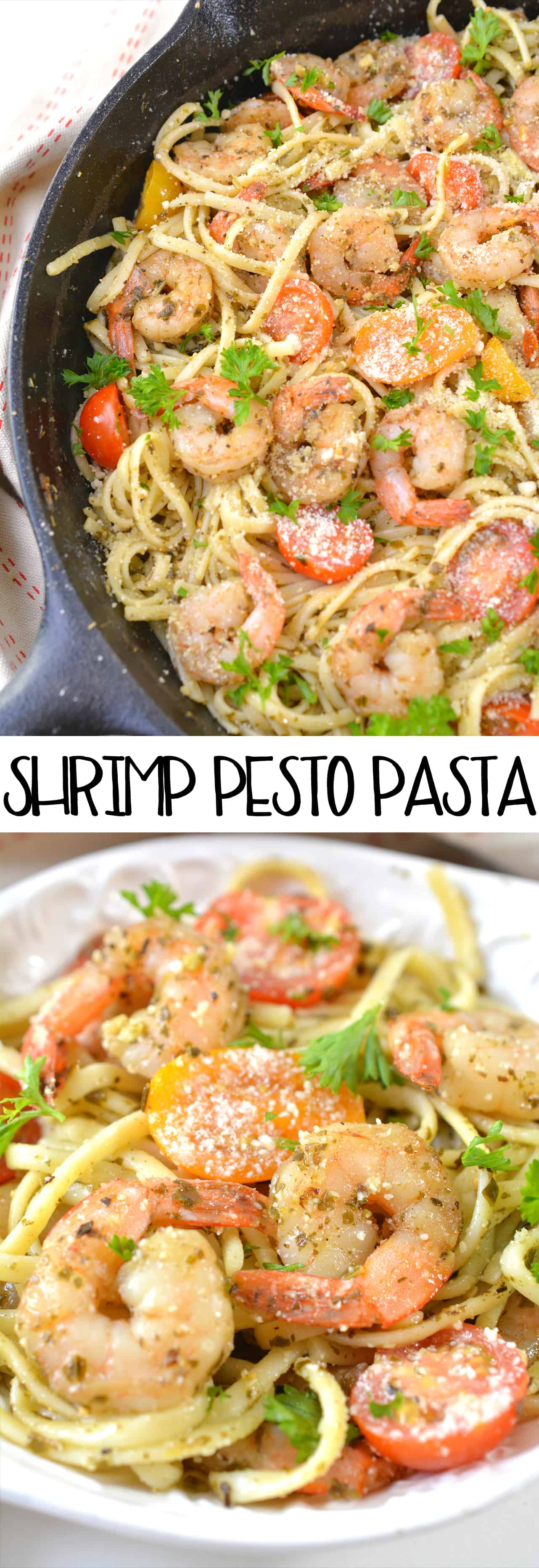 Shrimp Pesto Pasta
