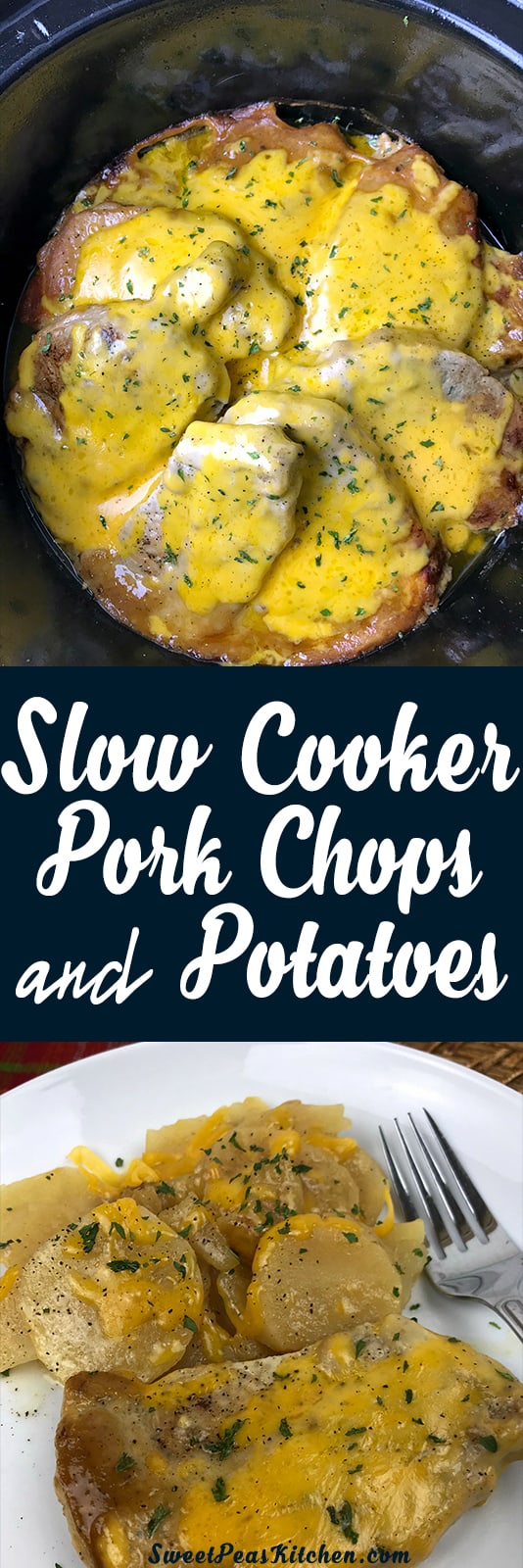 Slow Cooker Pork Chops and Potatoes