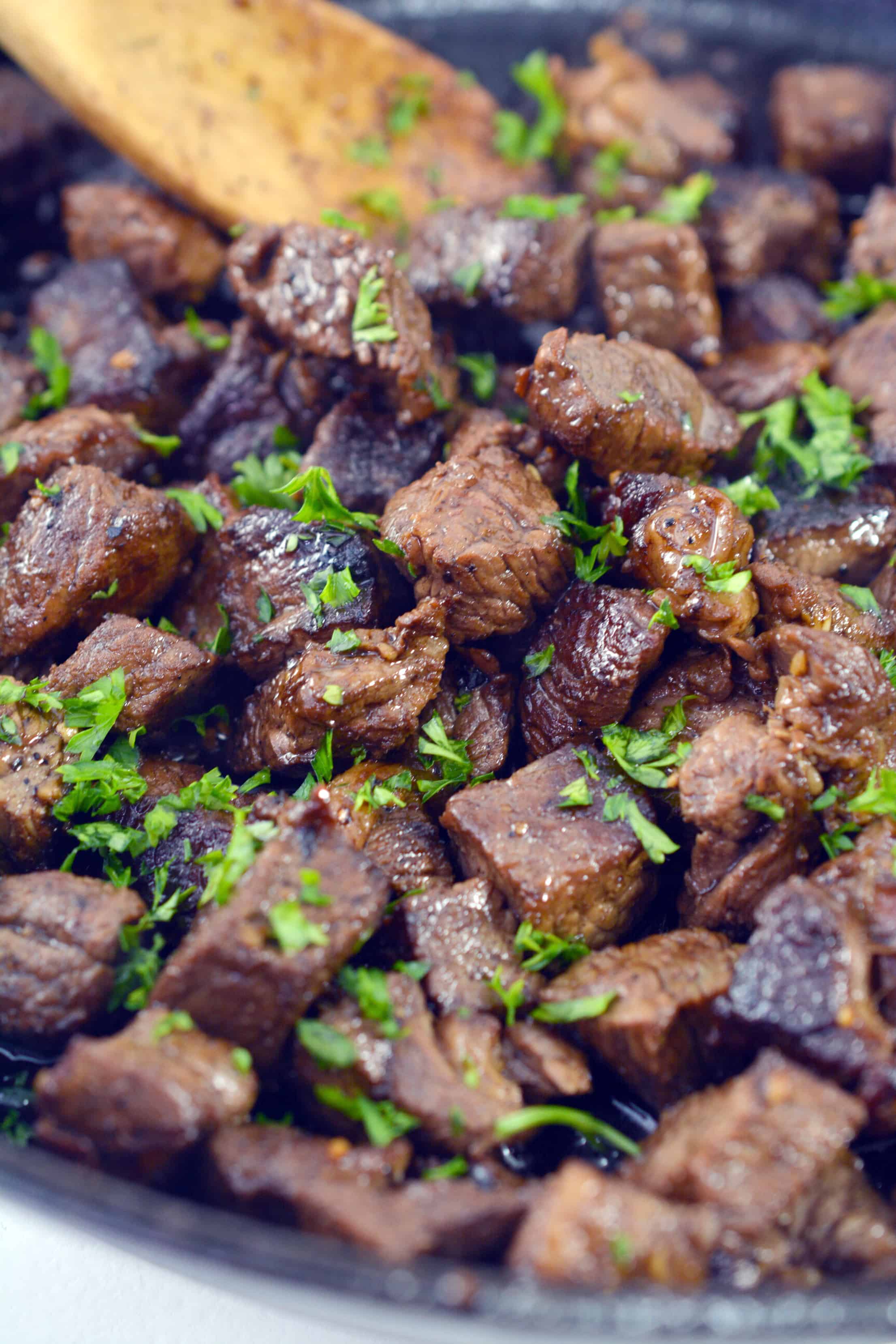 Steak Bites with Garlic Butter