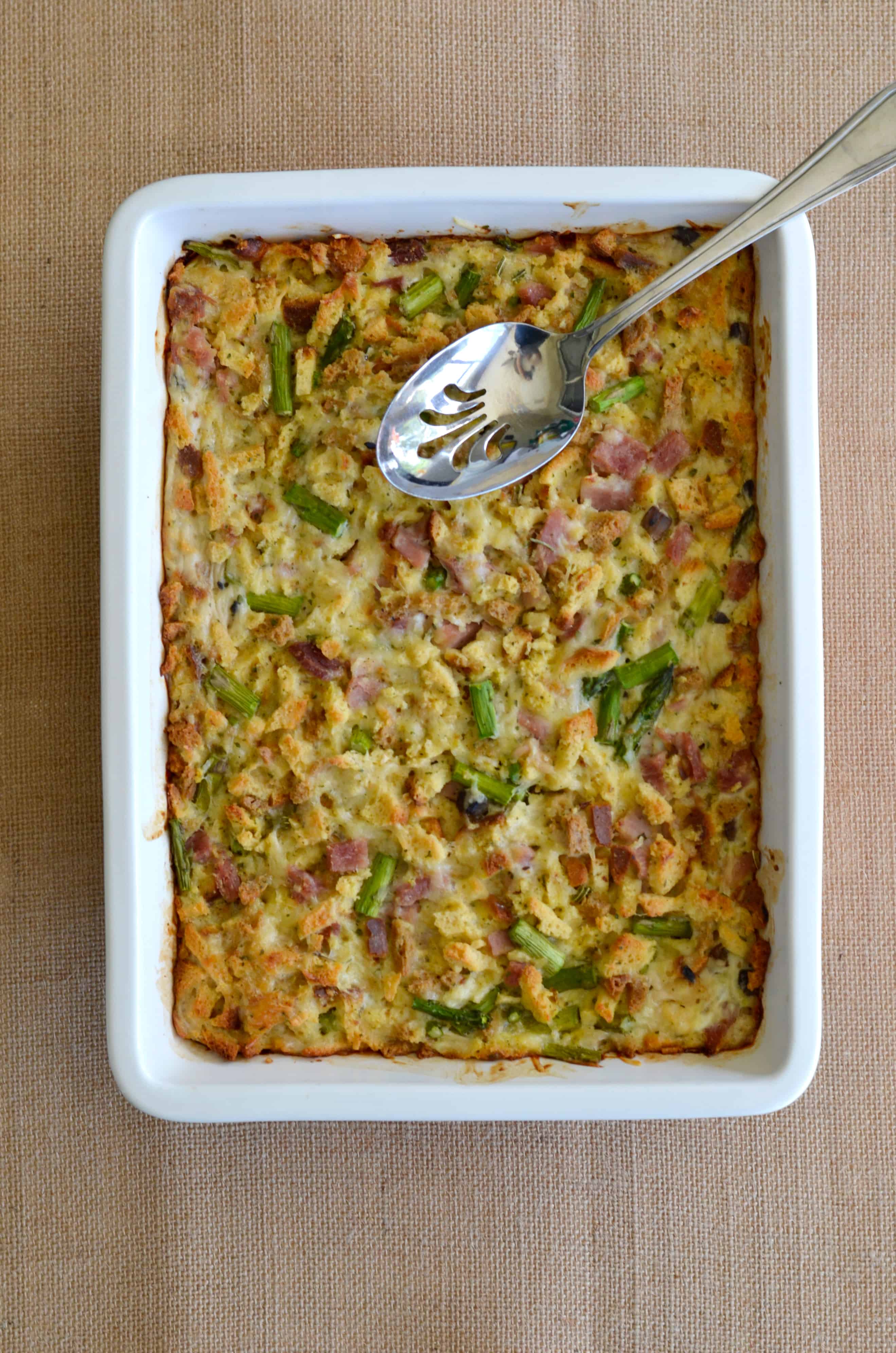 casserole de jambon et d'asperges