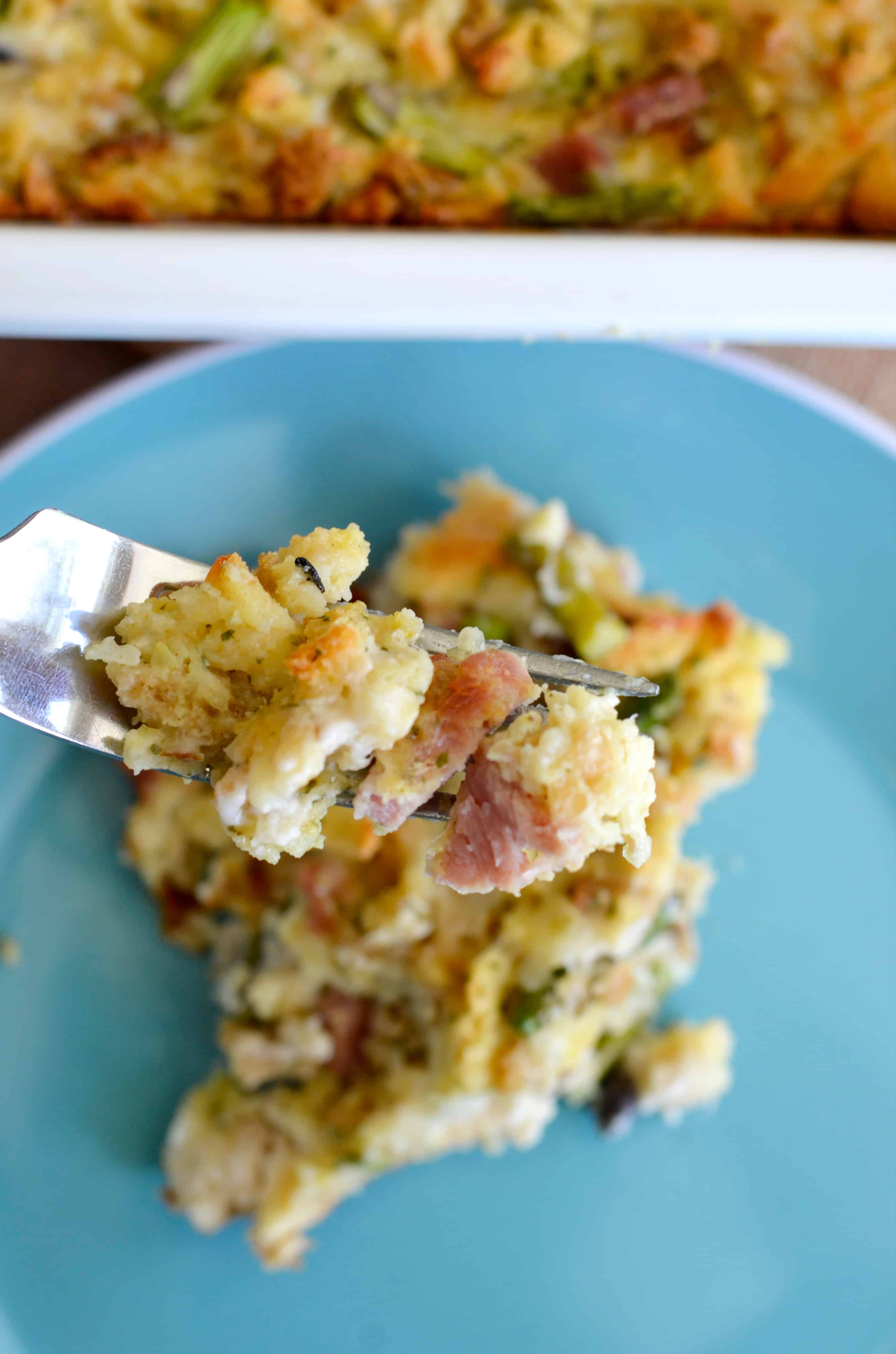 Ham & Asparagus Casserole