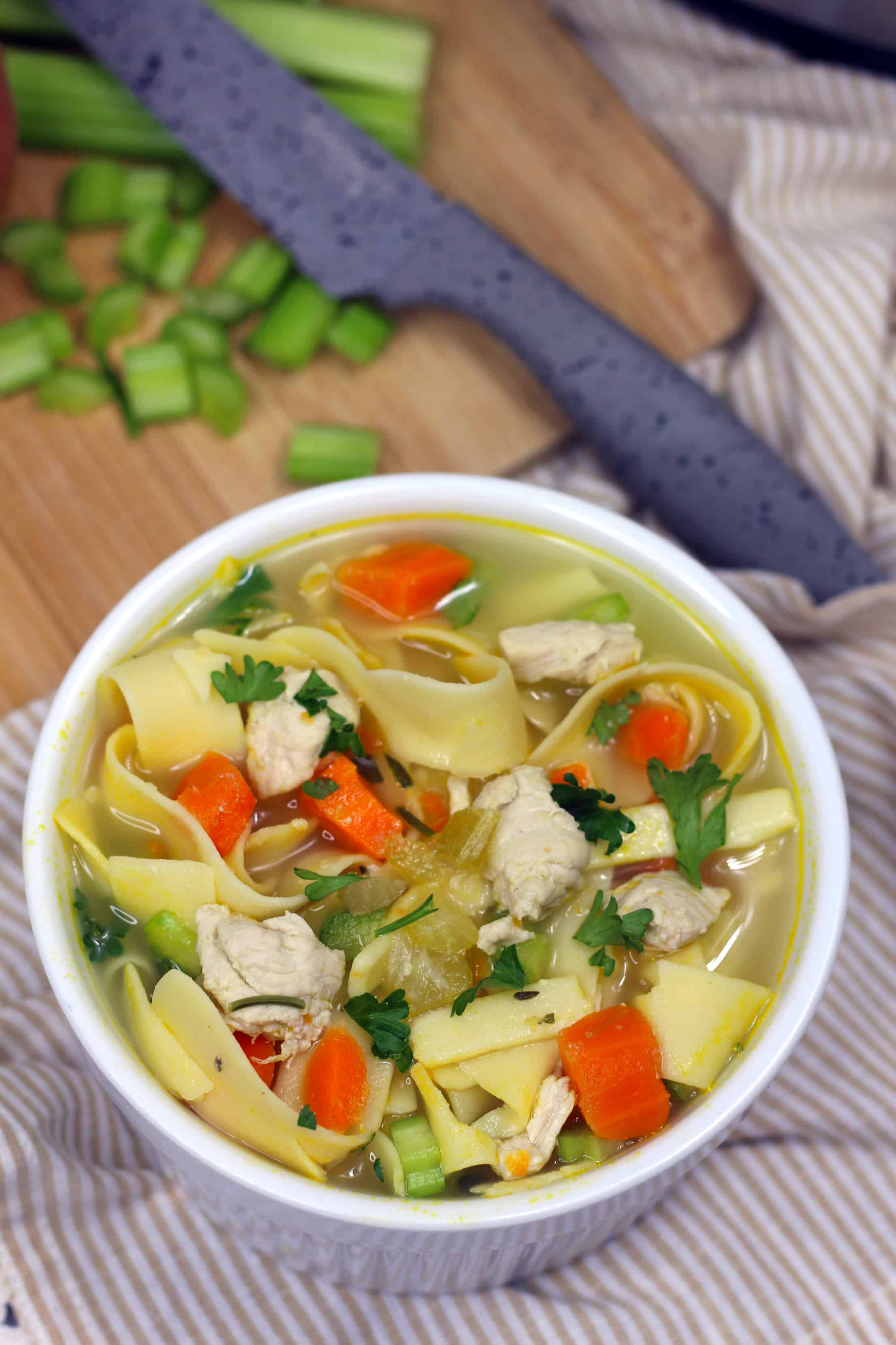 Instant Pot Chicken Noodle Soup