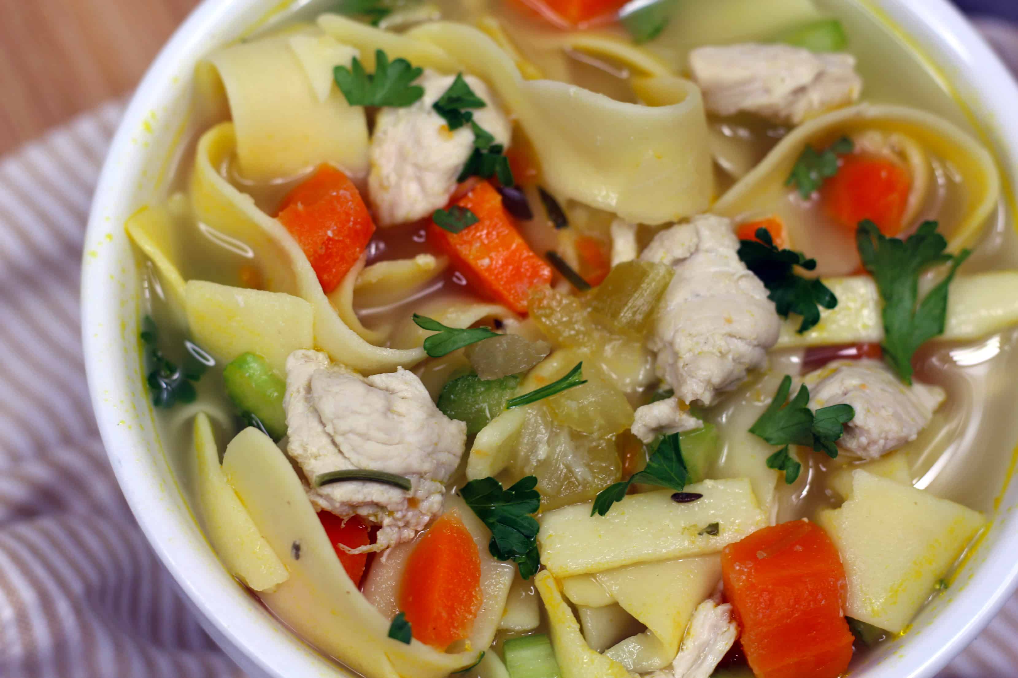 The BEST Instant Pot / Pressure Cooker Chicken Noodle Soup