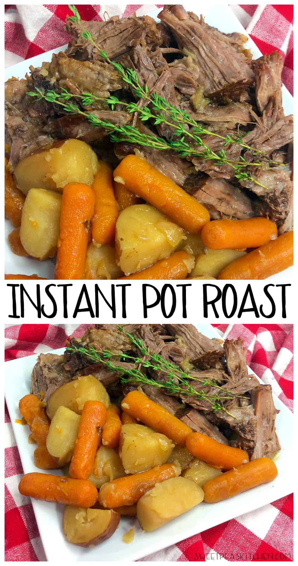 Instant Pot Roast - Easy Comfort Food Instant Pot Recipe