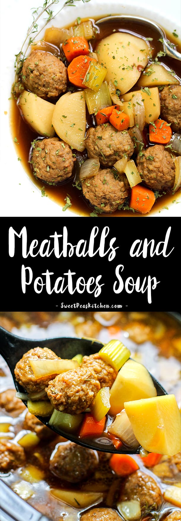 Meatballs and Potatoes Soup