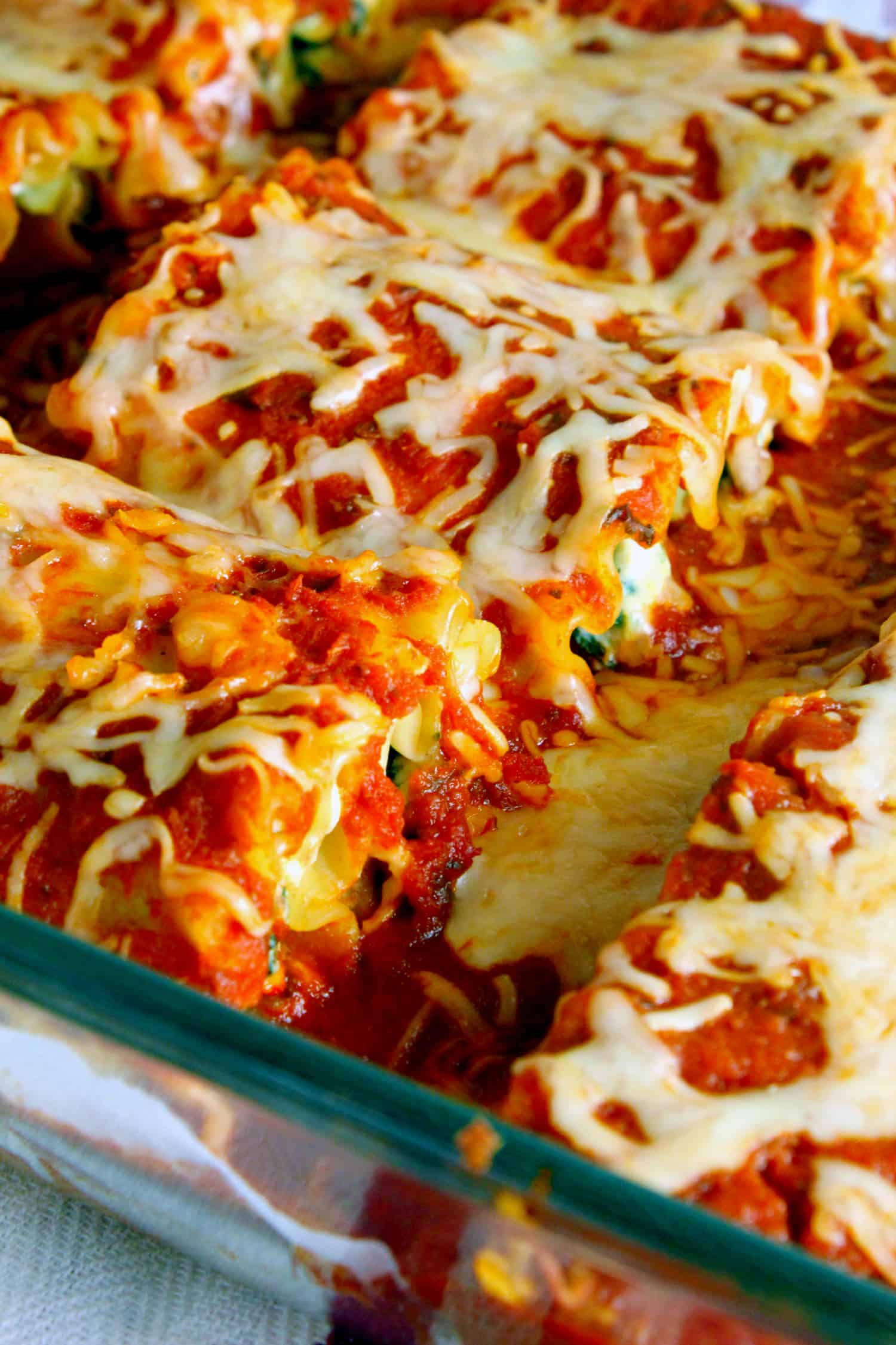 Mini Lasagna Rolls Recipe - Spinach Lasagna Roll-ups