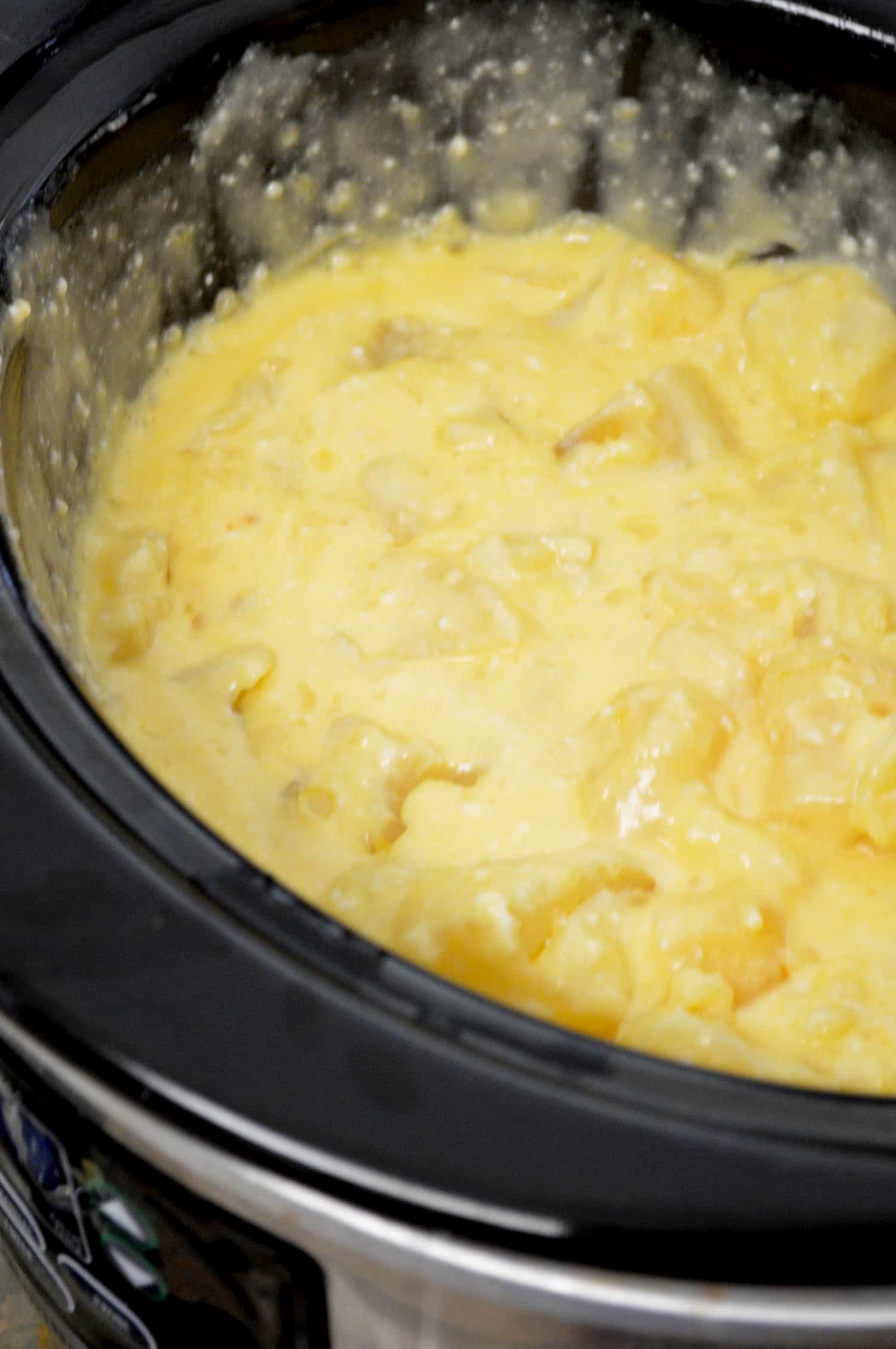 potato soup in slow cooker