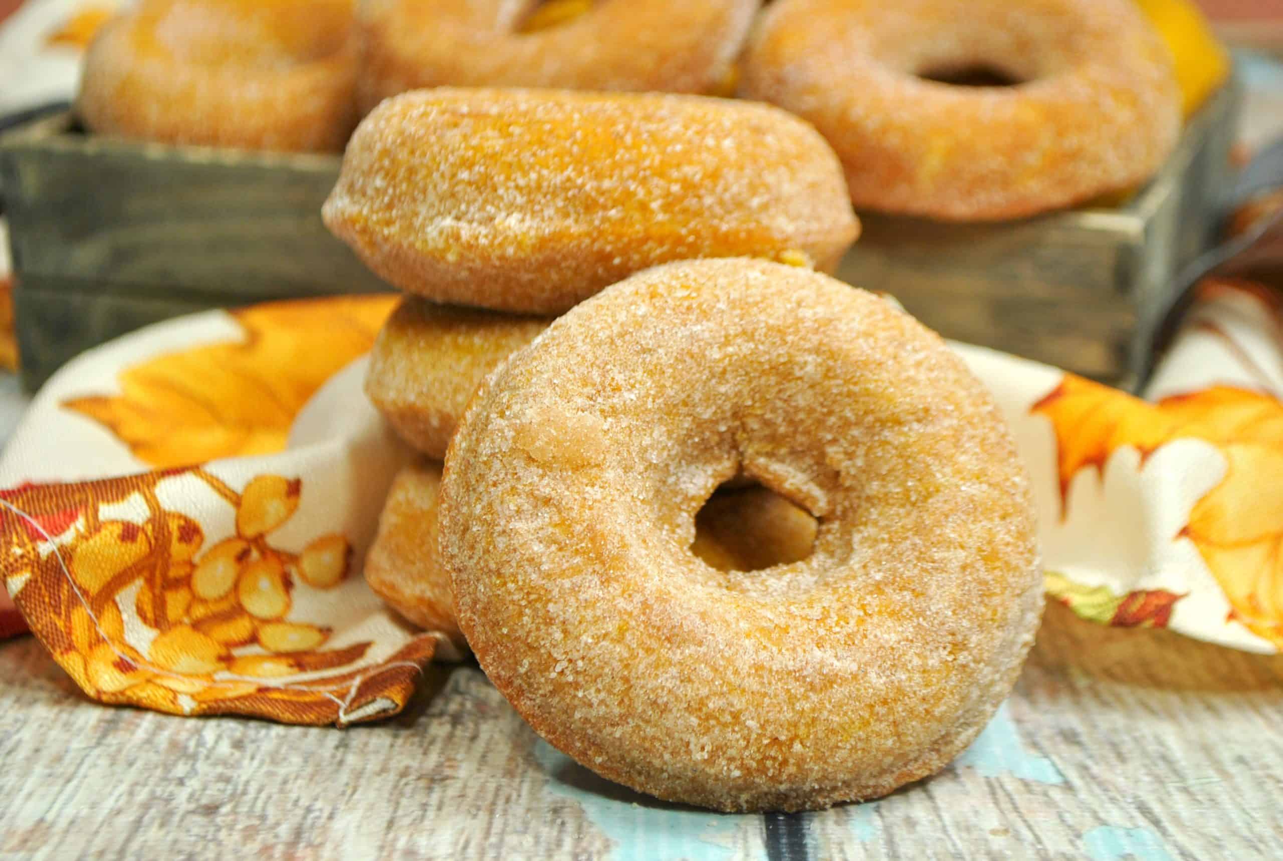 pumpkin spice donuts - the palatable life