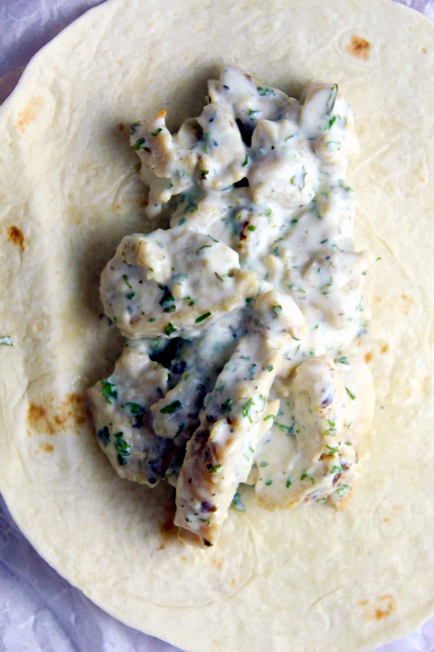 Ranch Chicken Wraps