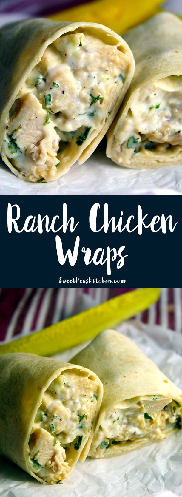 Ranch Chicken Wraps