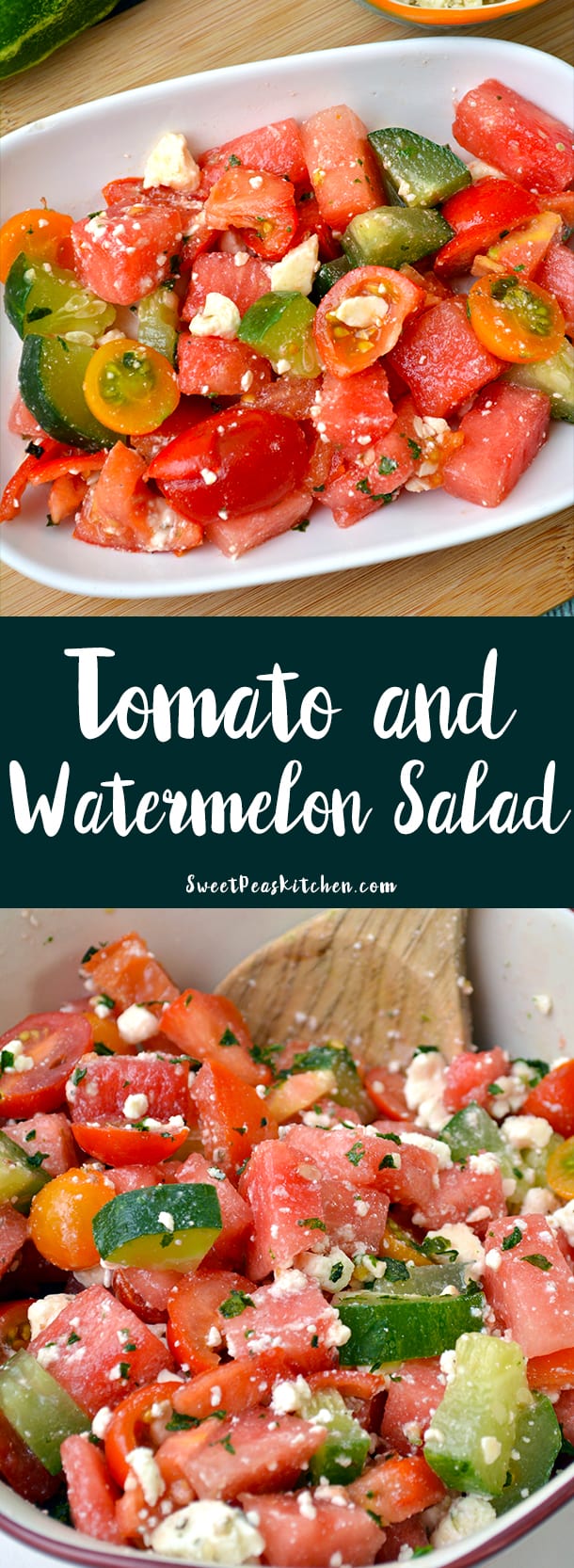 Tomato and Watermelon Salad