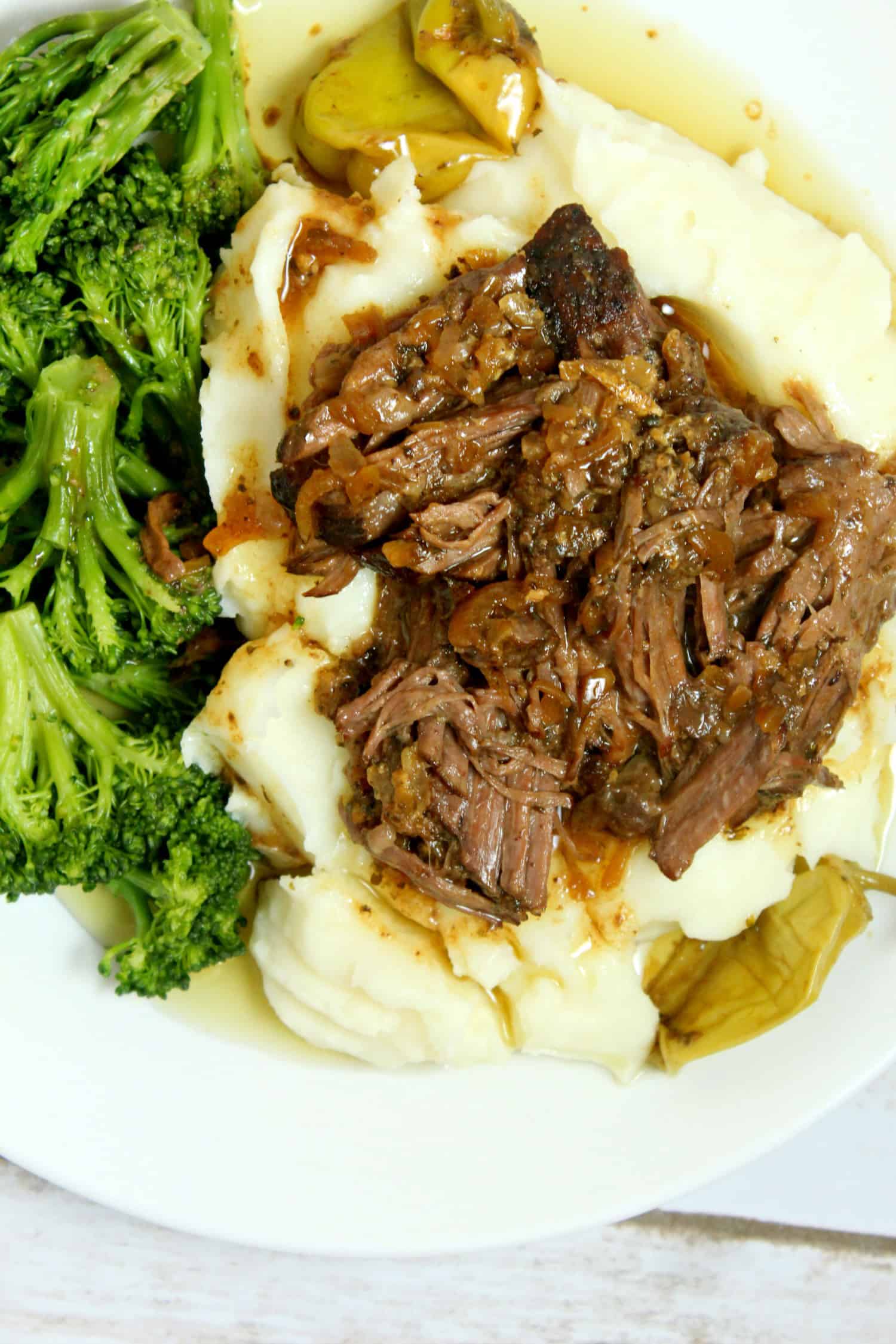 Slow Cooker Mississippi Pot Roast