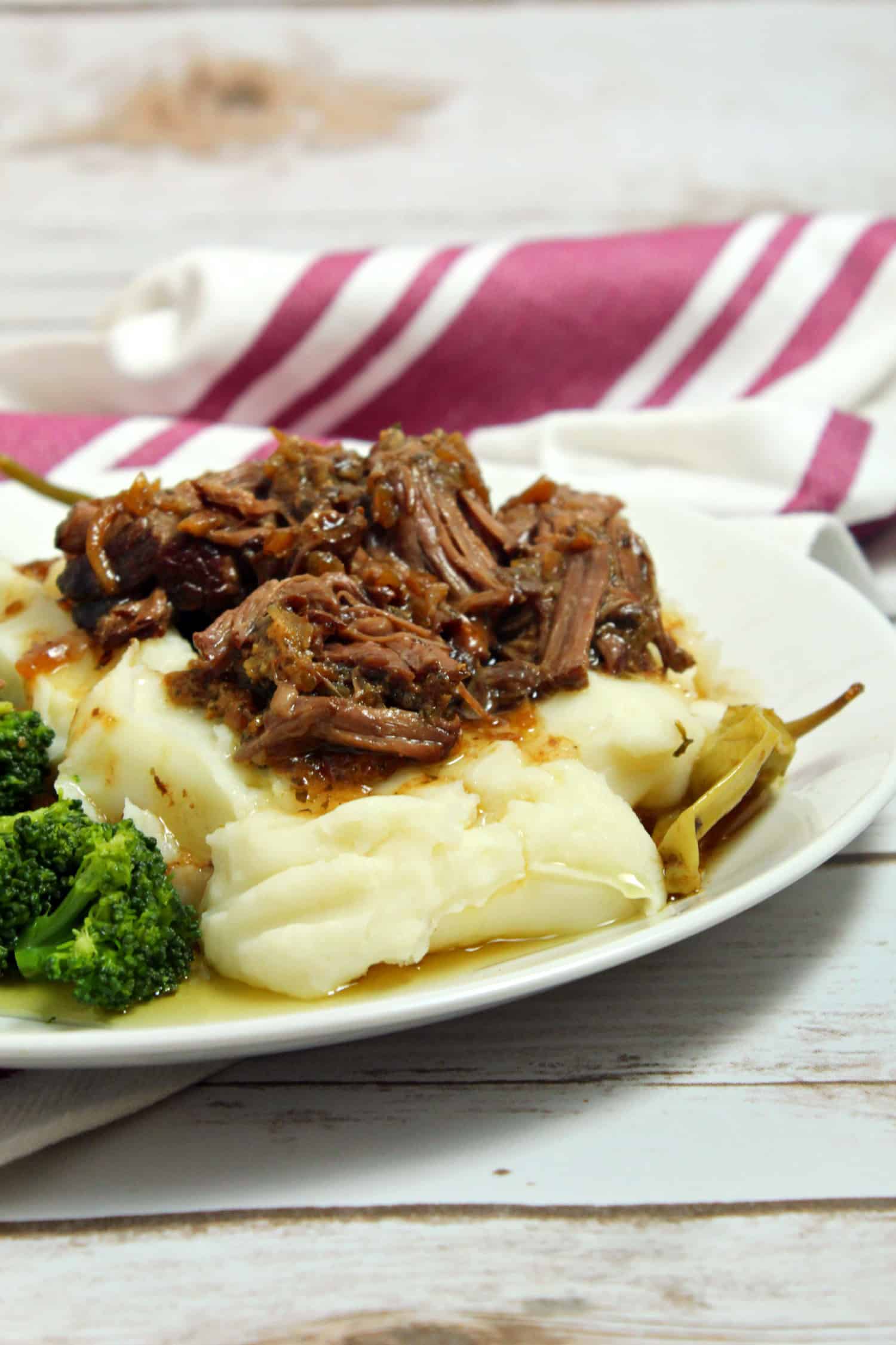 Slow Cooker Mississippi Pot Roast