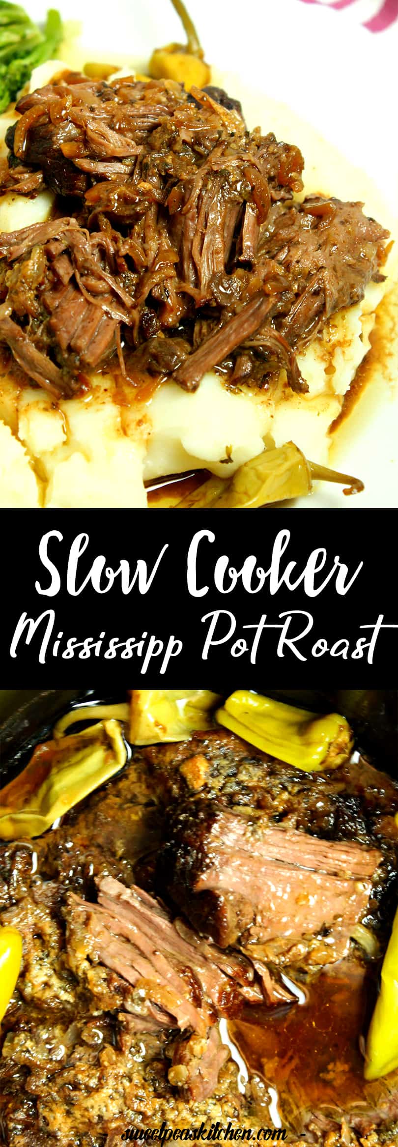 Slow Cooker Mississippi Pot Roast