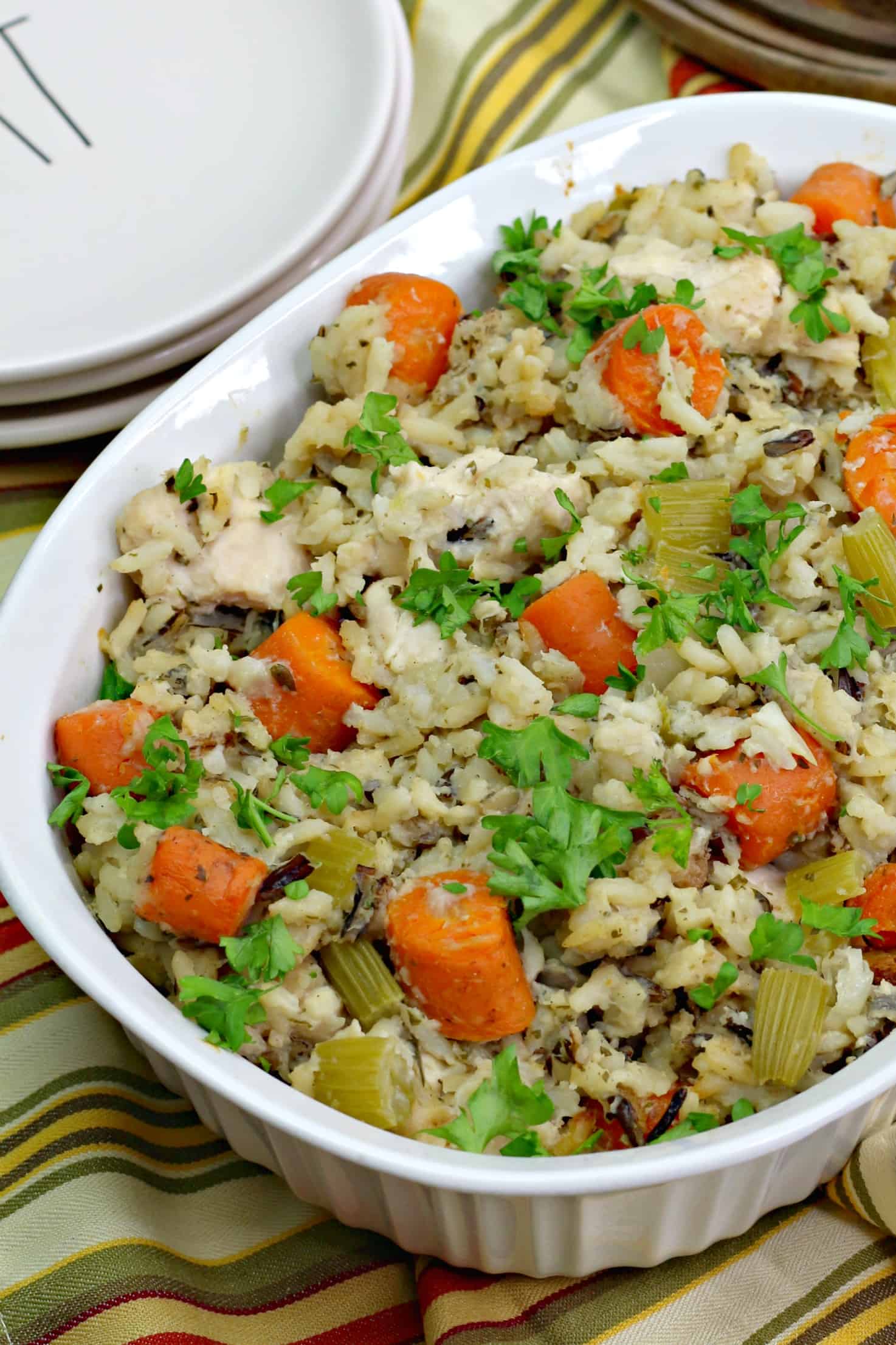 Chicken Wild Rice Casserole Recipe Sweet Pea S Kitchen   Chicken Rice Casserole 1 7 