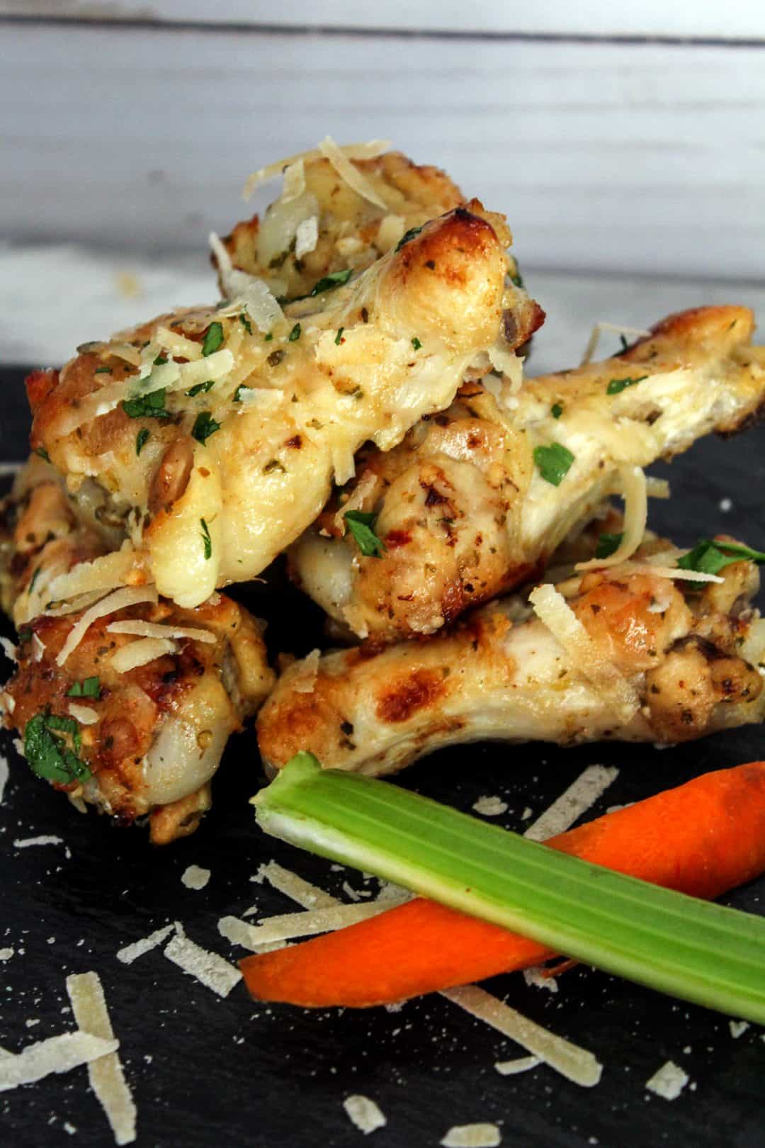 Instant Pot Garlic Parmesan Chicken Wings Sweet Pea's Kitchen