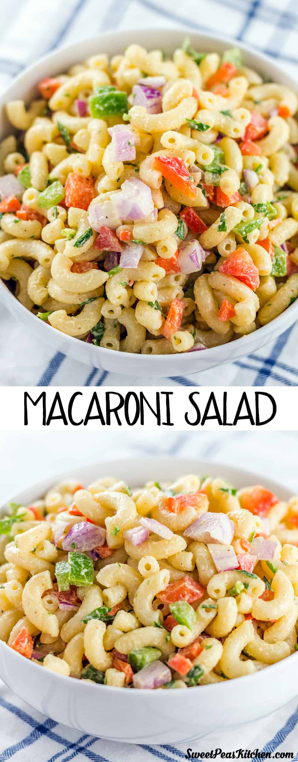 macaroni salad in a bowl