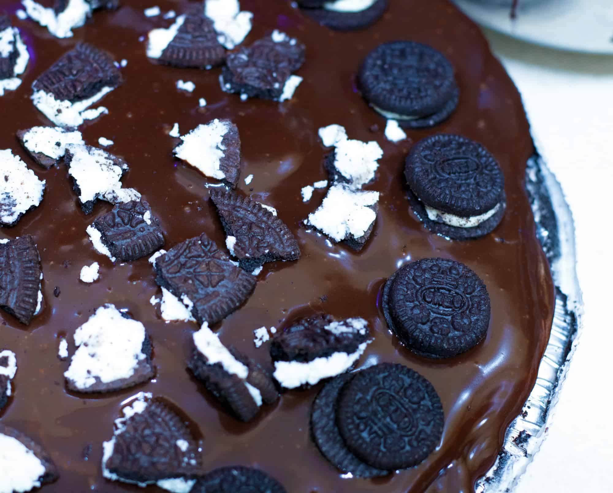 oreo pie in pan