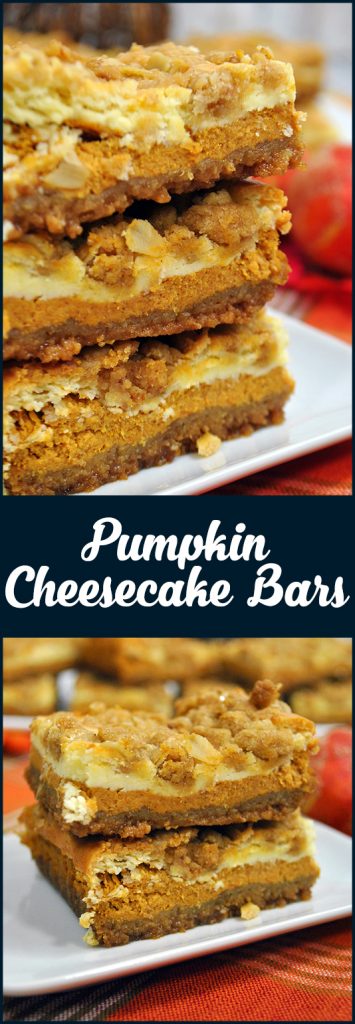 Pumpkin Cheesecake Bars Recipe - Sweet Pea's Kitchen