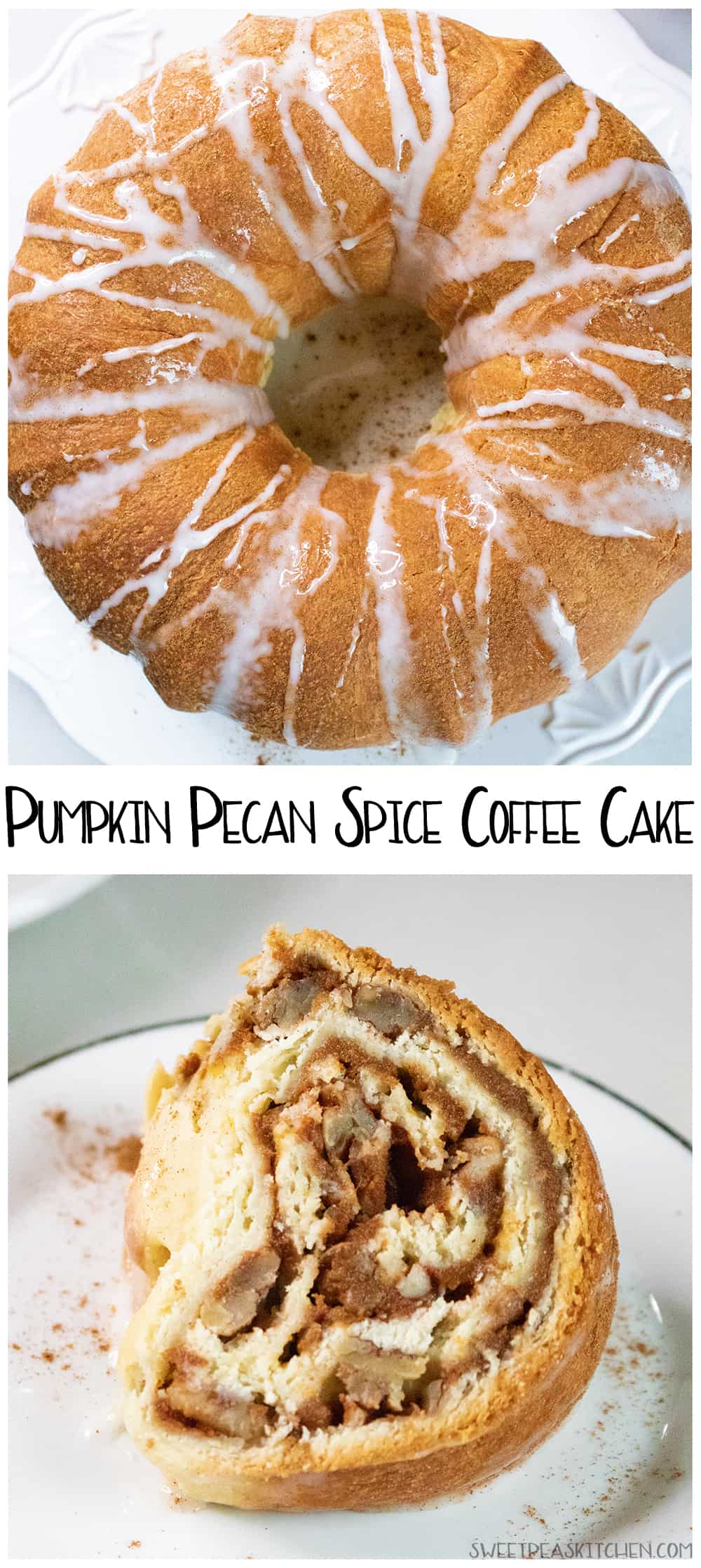 Pumpkin Pecan Spice Coffee Cake