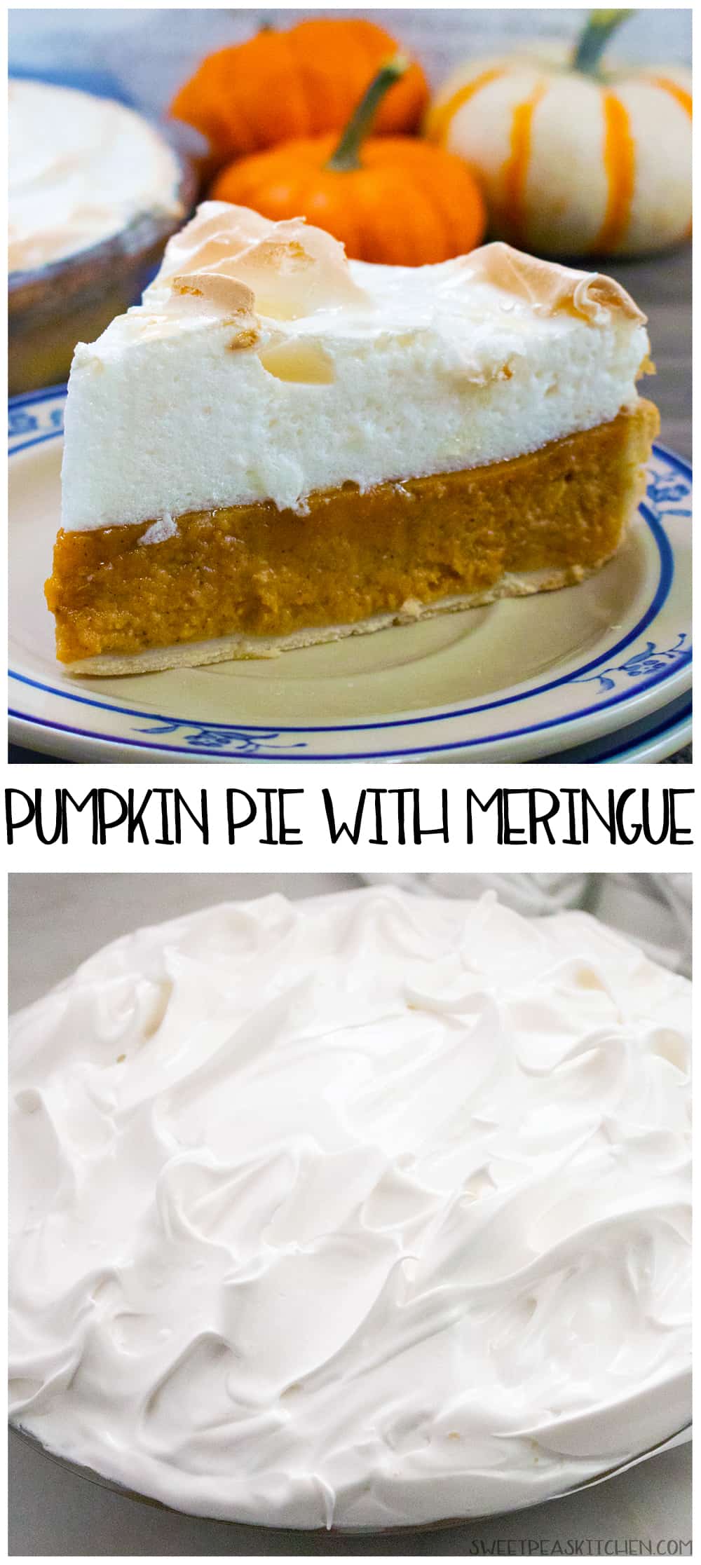 Pumpkin Pie with Meringue