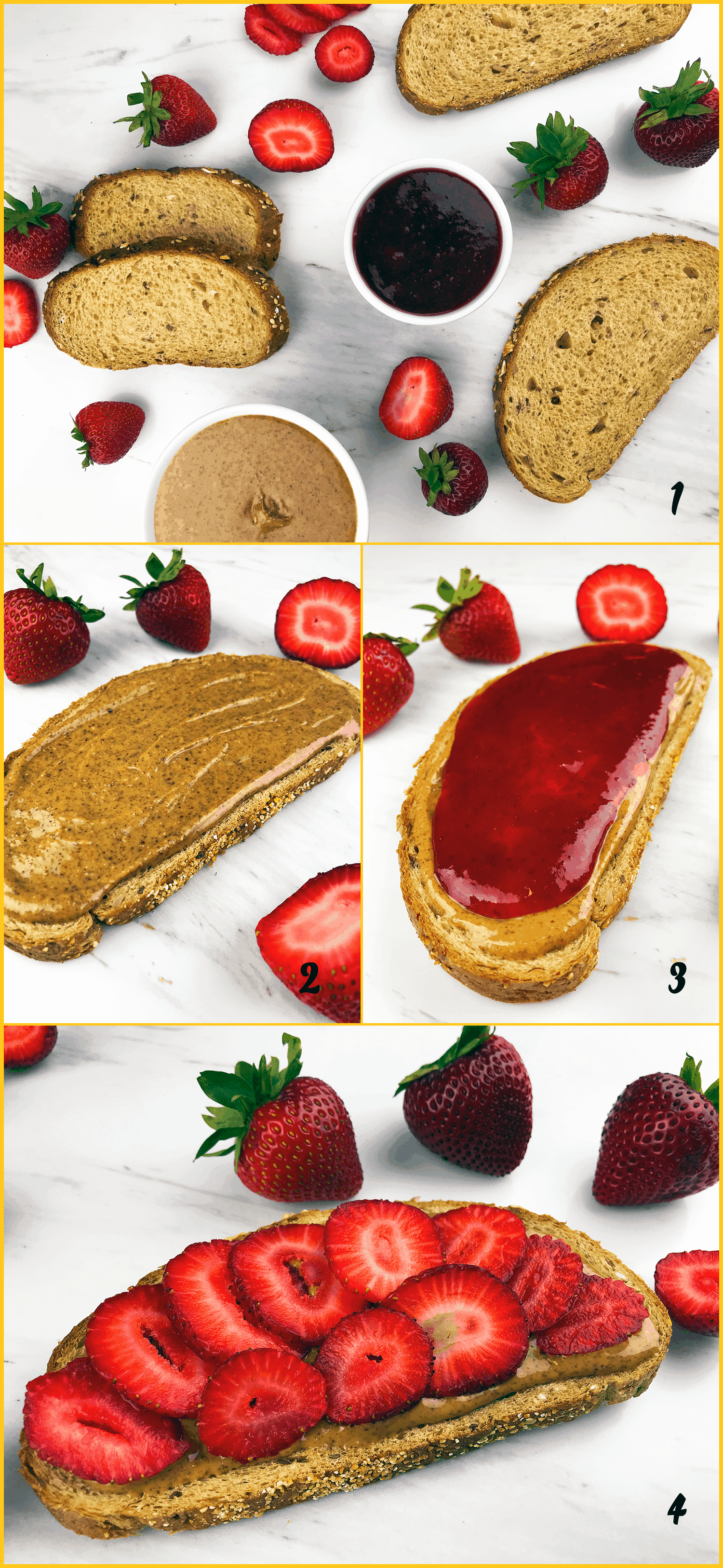 Copycat Starbucks Pb J Sandwich Almond Butter Strawberries And Jam Sweet Pea S Kitchen