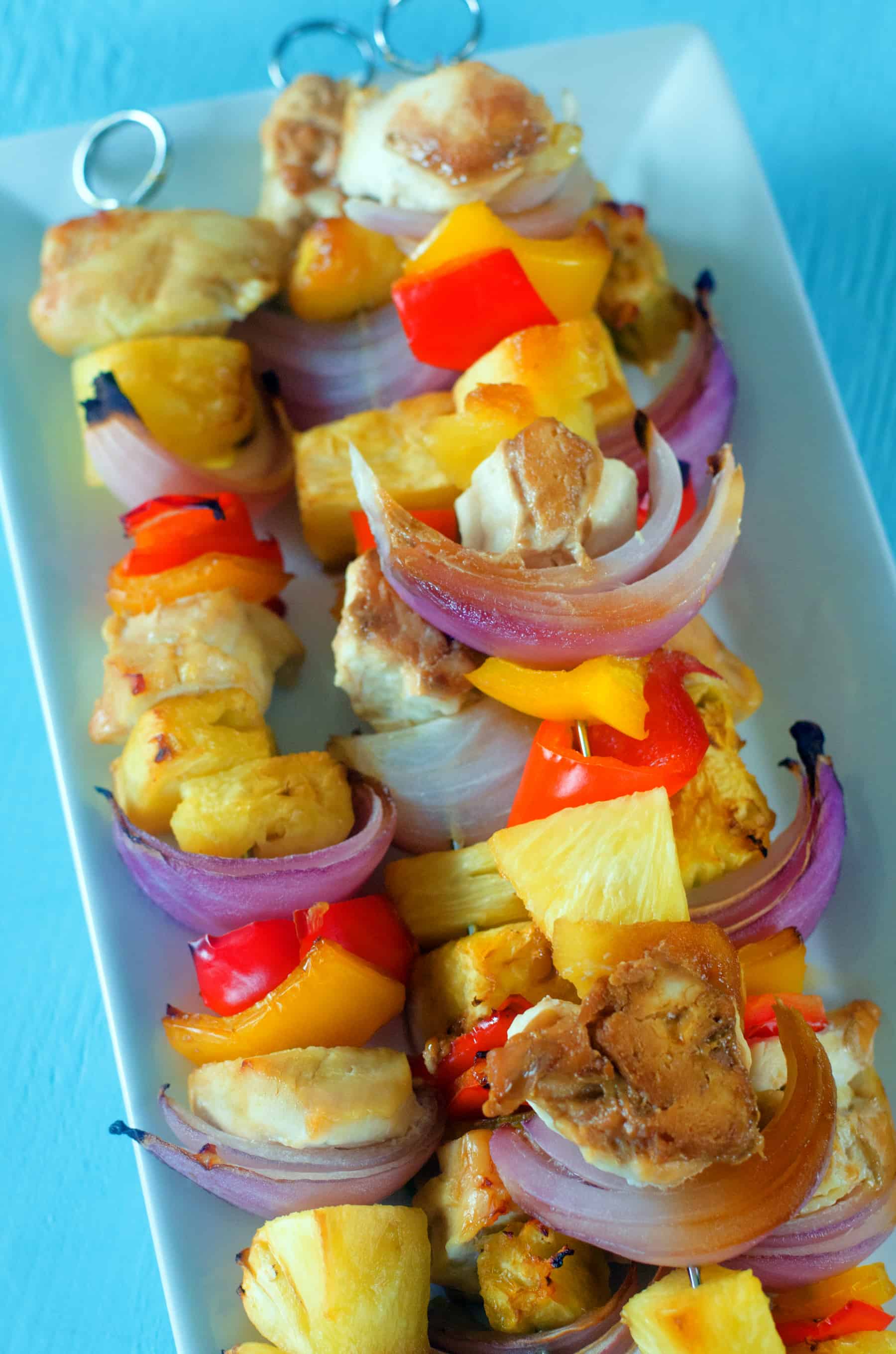 Hawaiian Chicken Kabobs - Sweet Pea's Kitchen