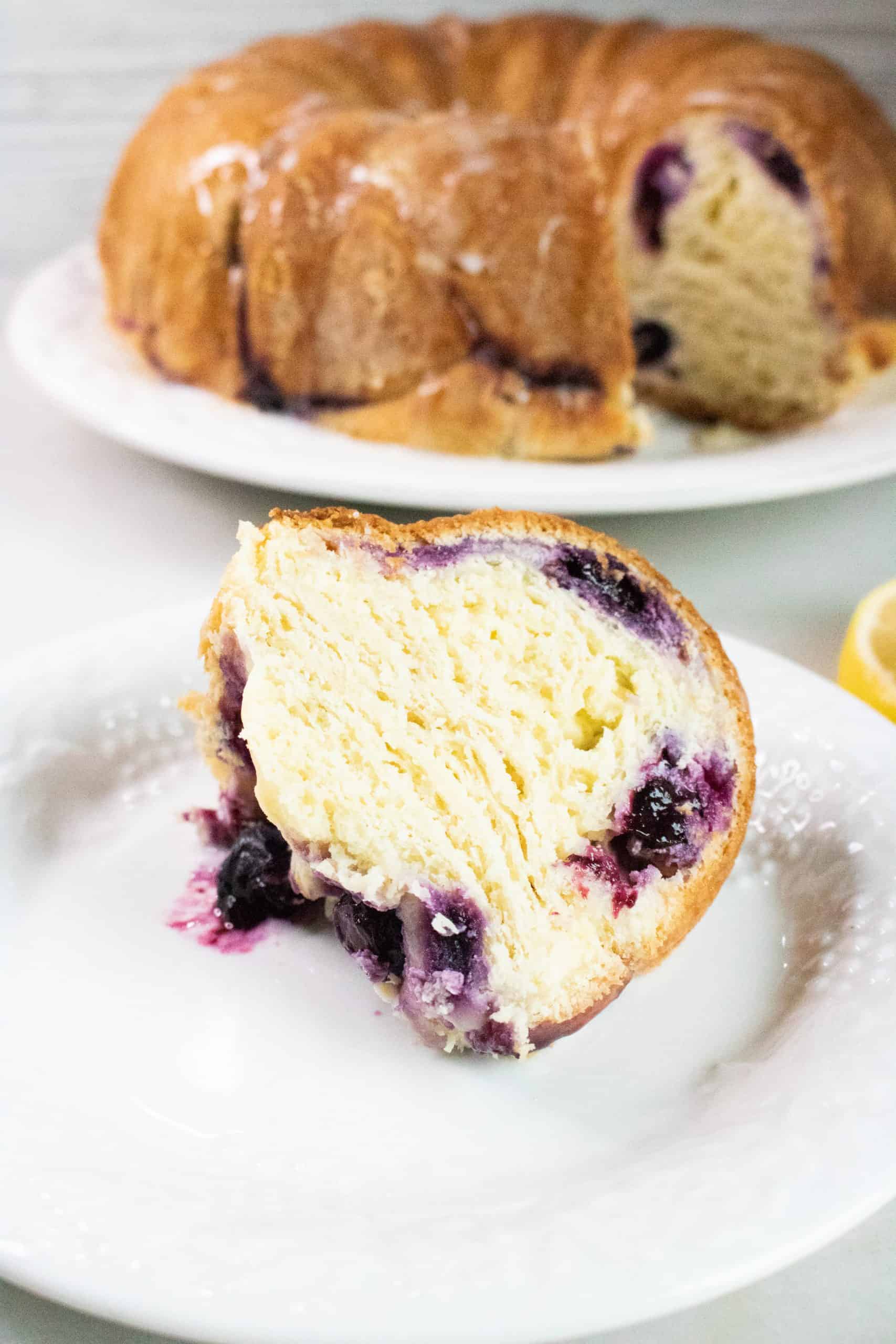 Lemon Blueberry Coffee Cake