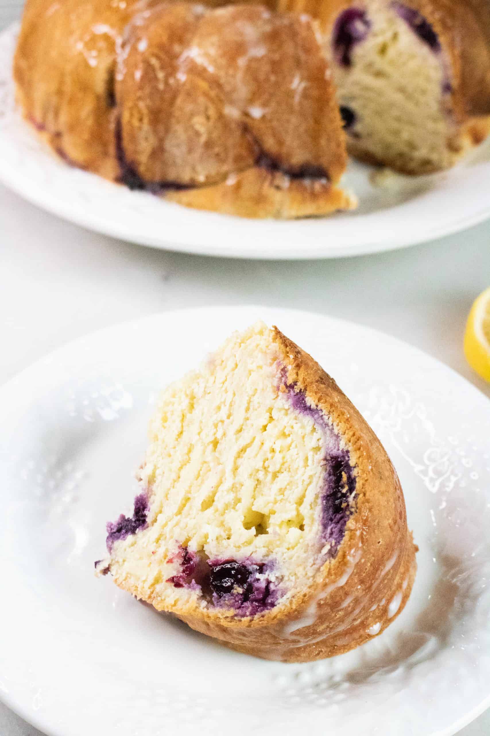 lemon blueberry coffee cake