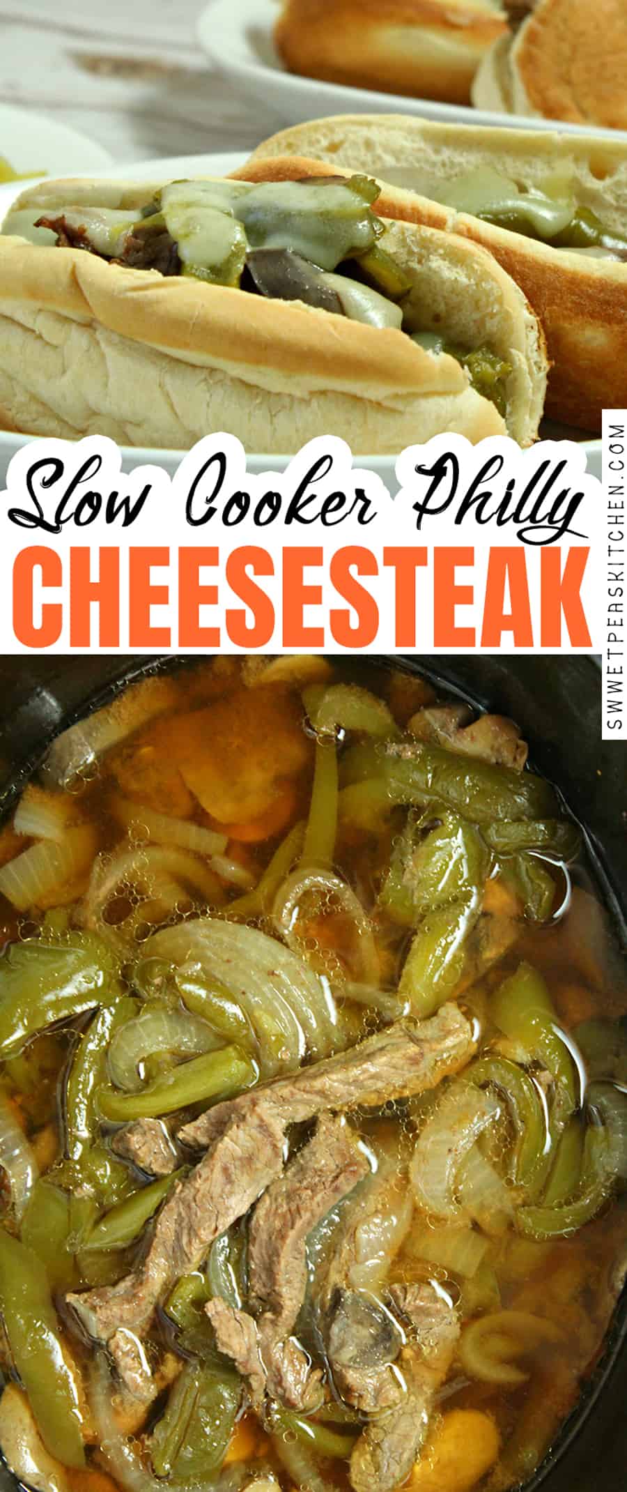 Slow Cooker Philly Cheesesteak