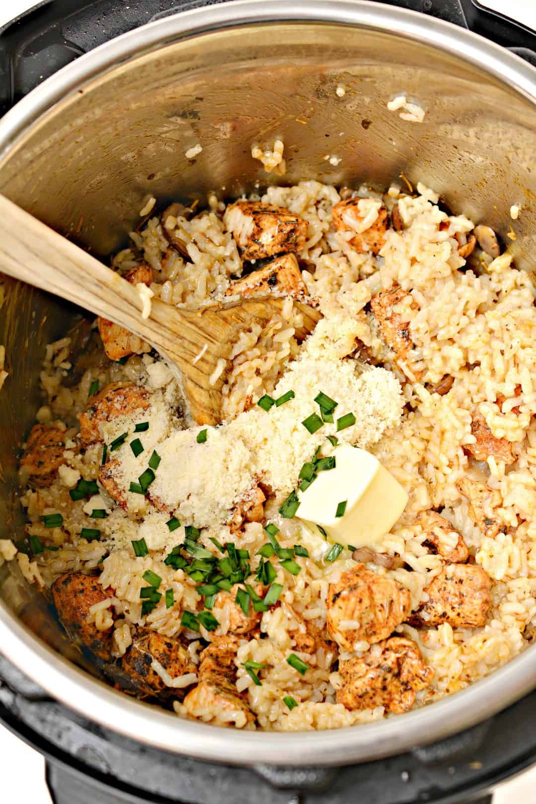 Instant Pot Risotto with Chicken Sweet Pea's Kitchen