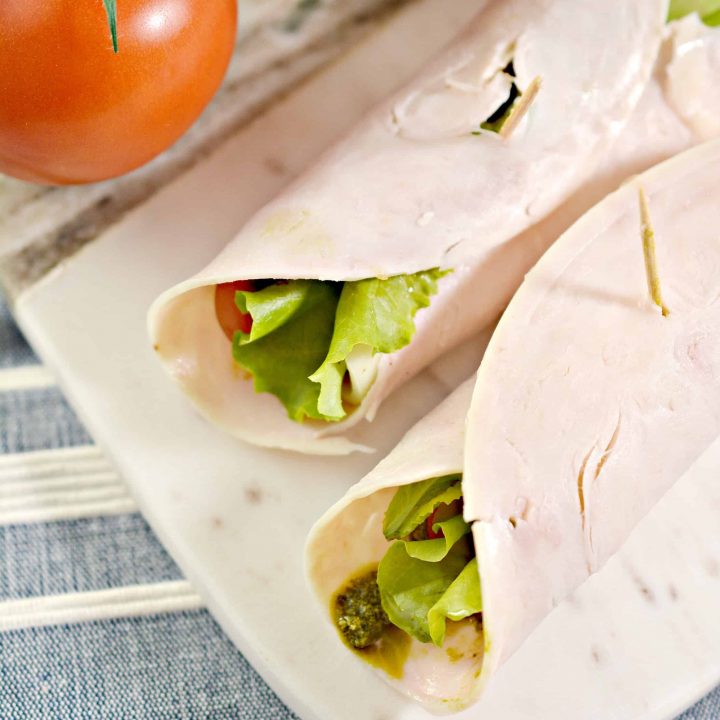 Turkey Roll Up with Pesto