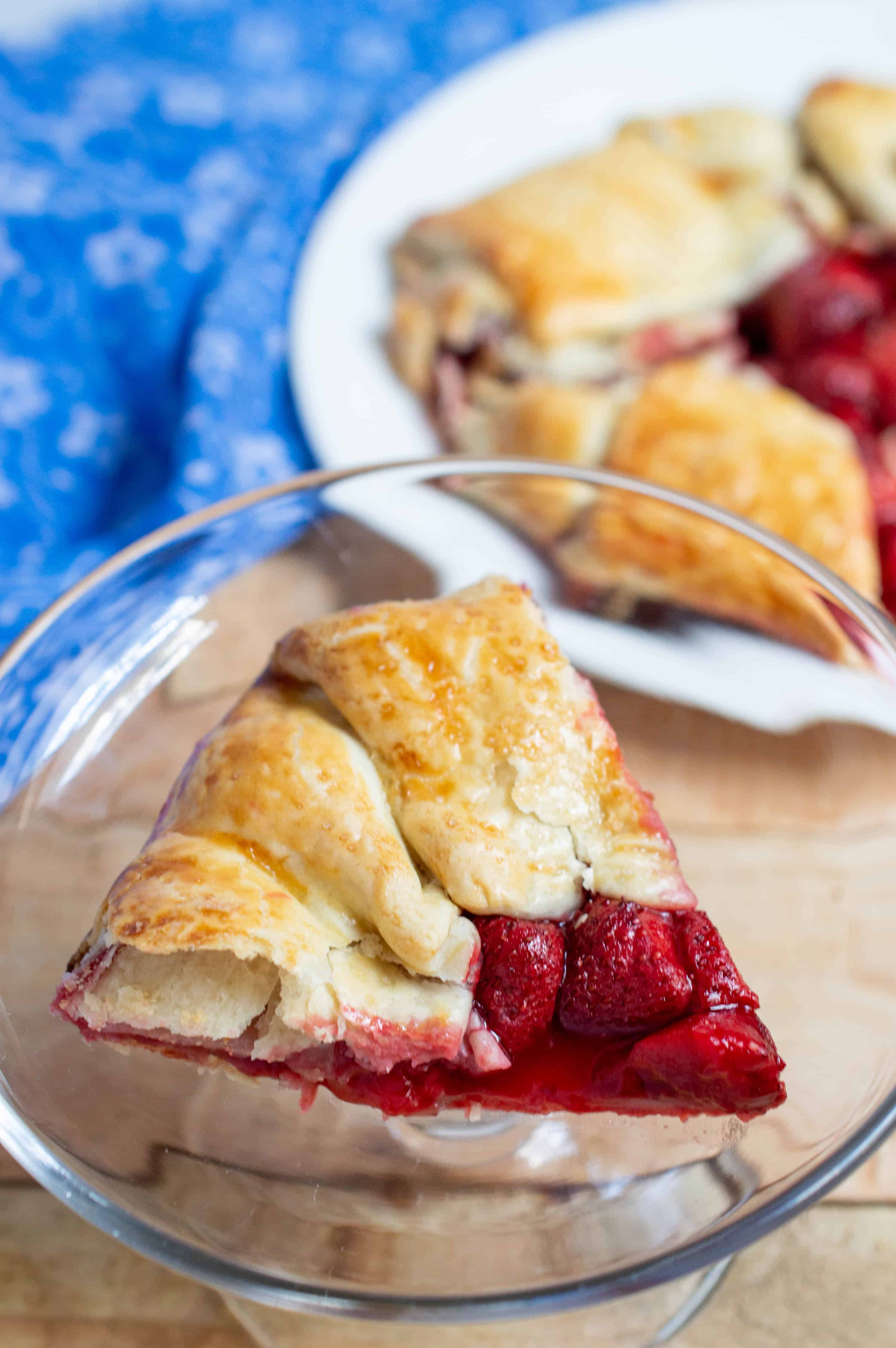 Easy Strawberry Galettes