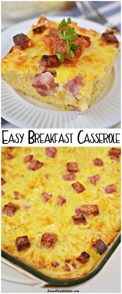 Easy Breakfast Casserole with Variations - Sweet Pea's Kitchen