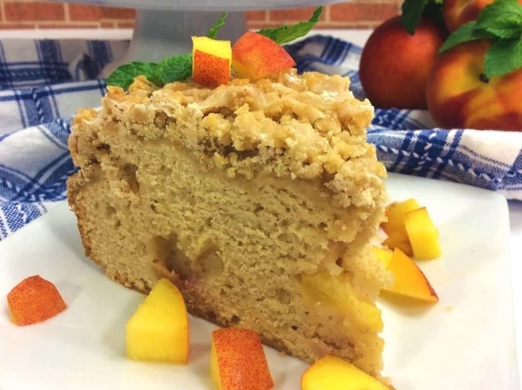 Fresh Peach Coffee Cake Recipe Sweet Pea's Kitchen