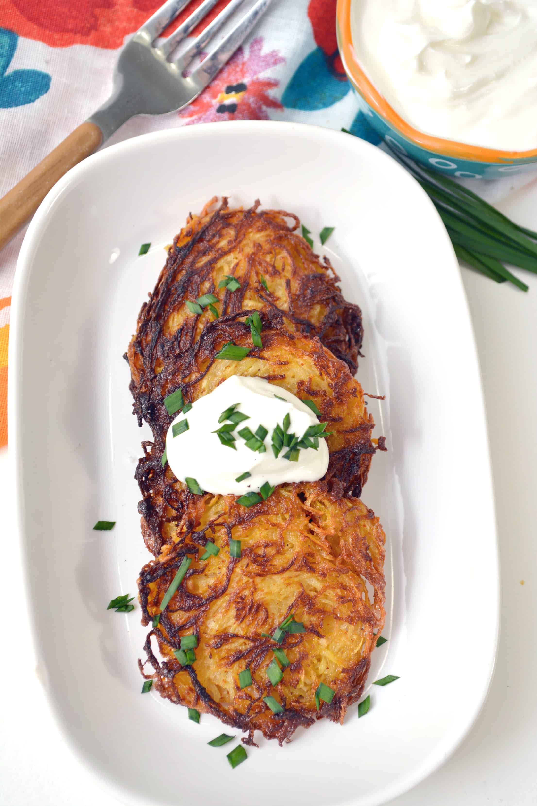 Fried Spaghetti Squash Fritters Recipe